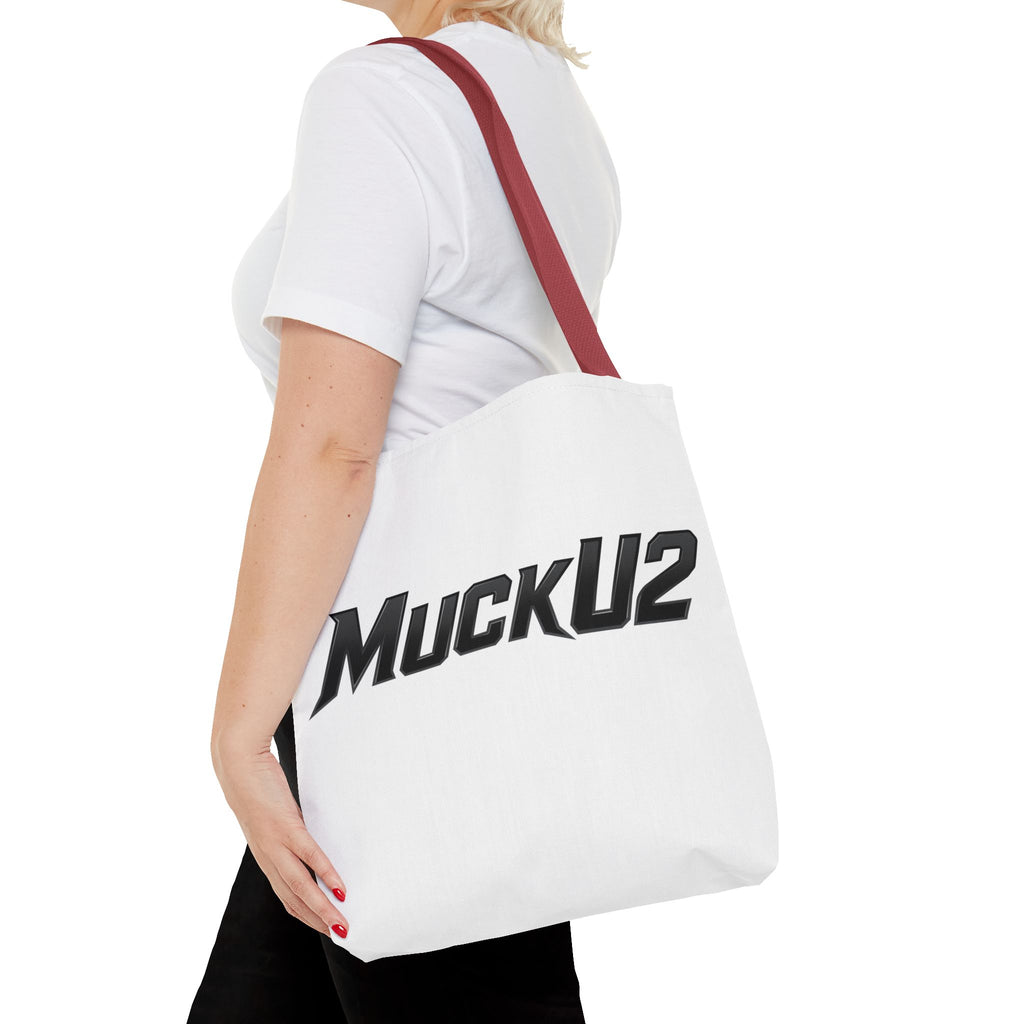 MuckU2 Bubble Canvas Poker Tote Bag (black logo SKU 100025)