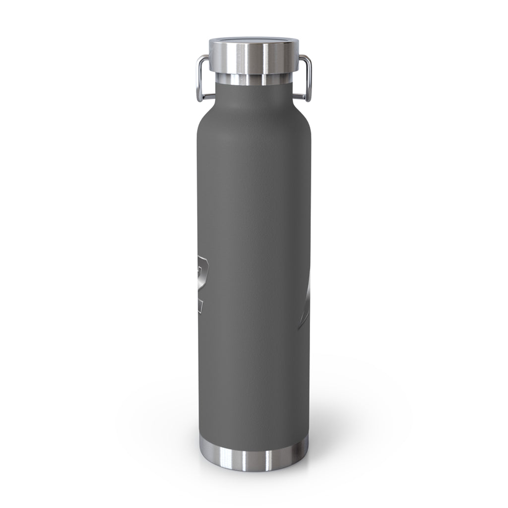 MuckU2 Insulated Water Bottle (gradient silver logo SKU 100011)