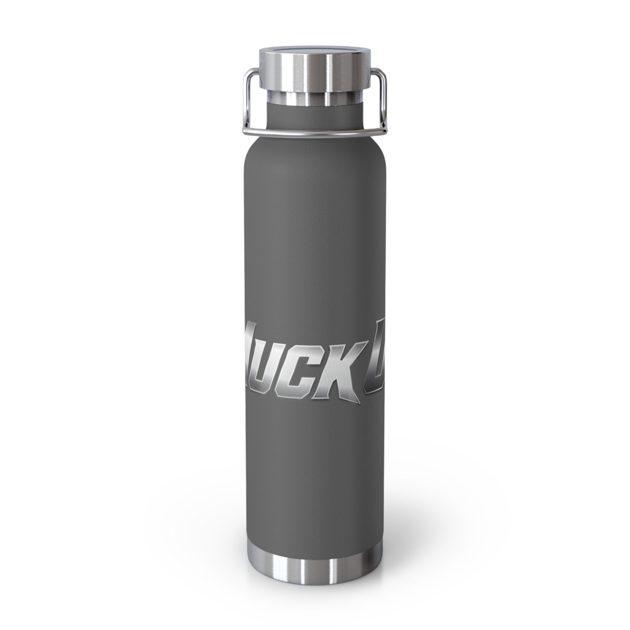 MuckU2 Insulated Water Bottle (gradient silver logo SKU 100011)