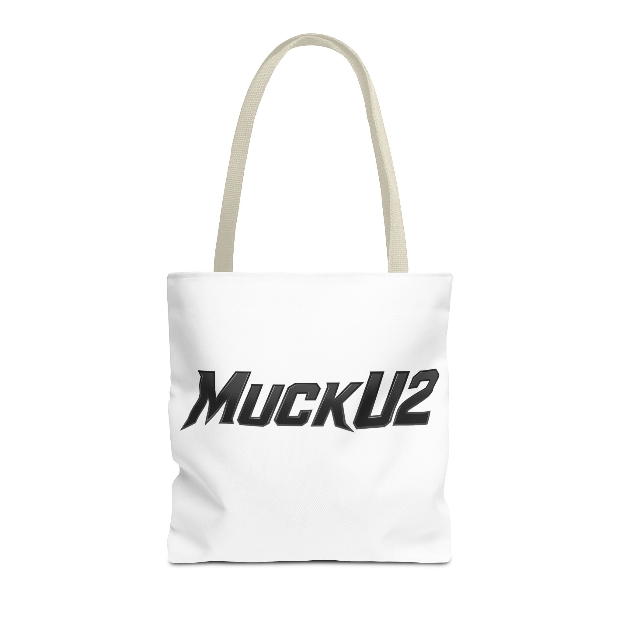 MuckU2 Bubble Canvas Poker Tote Bag (black logo SKU 100025)