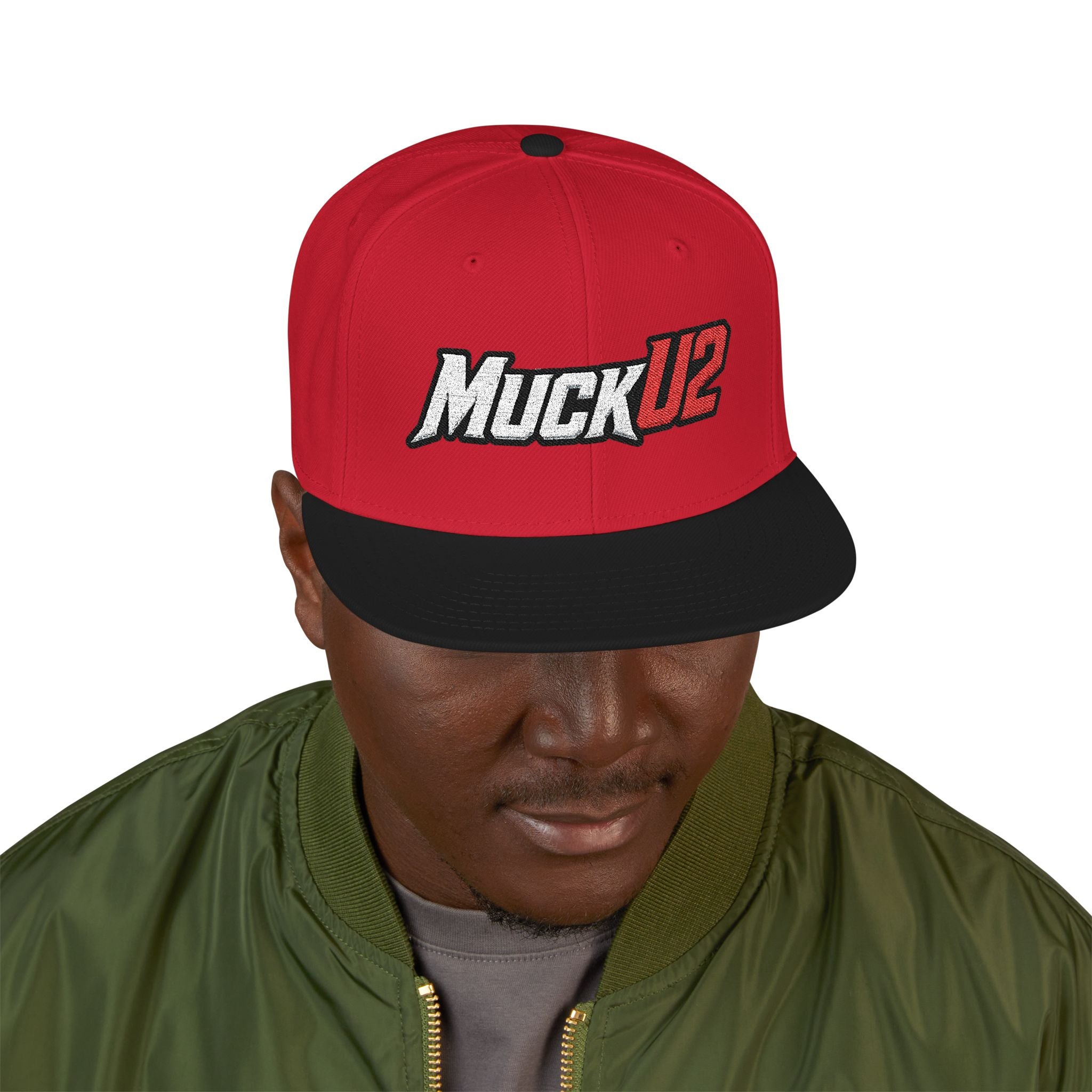 Good Catch Poker Cap (white/red logo) - MuckU2