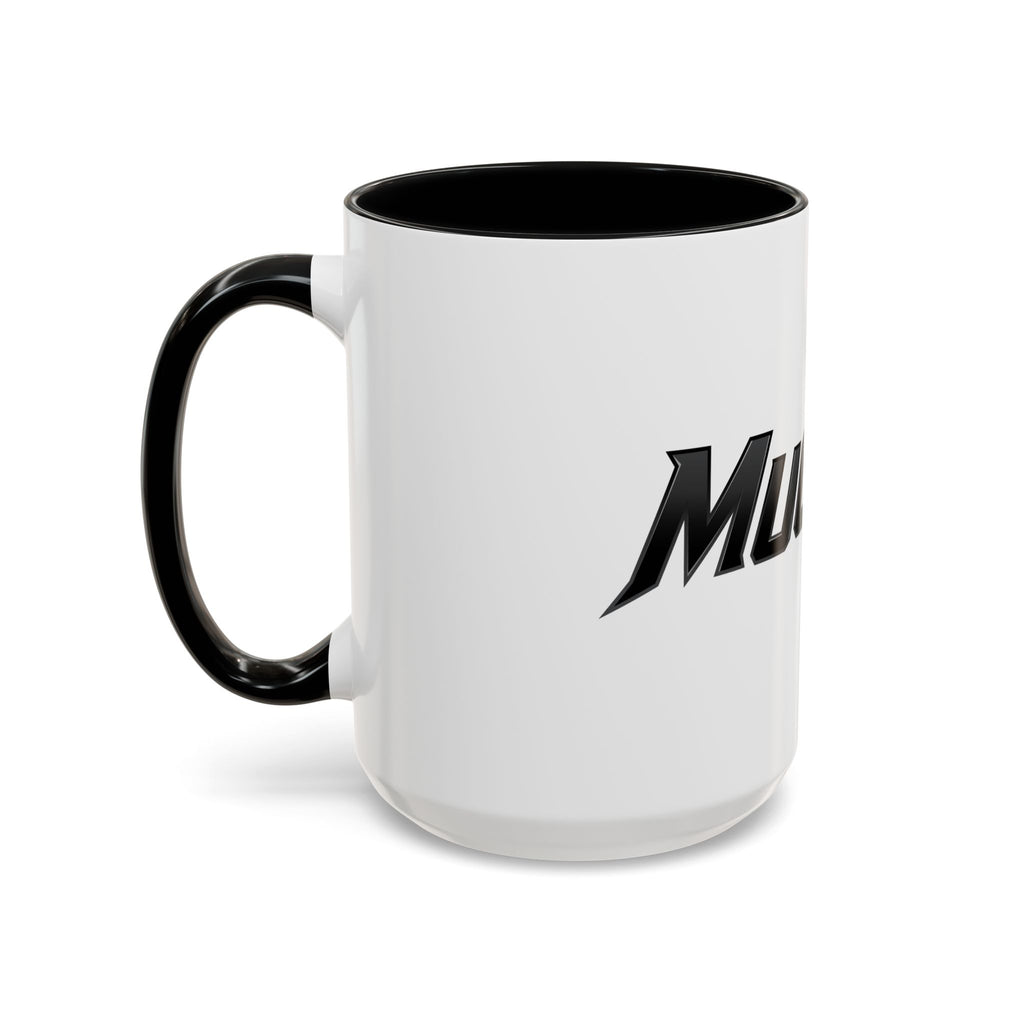 MuckU2 Classic White Mug (black logo/SKU 100045)