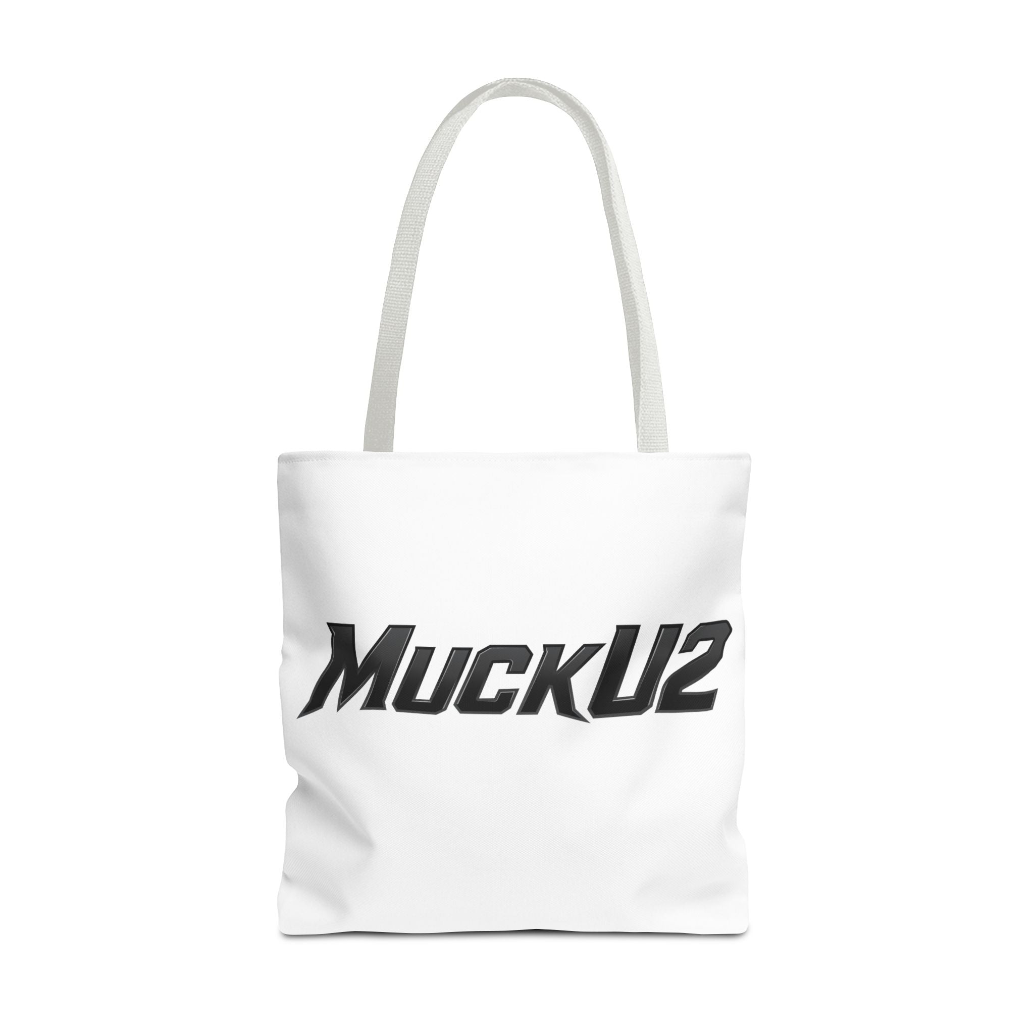MuckU2 Bubble Canvas Poker Tote Bag (black logo SKU 100025)