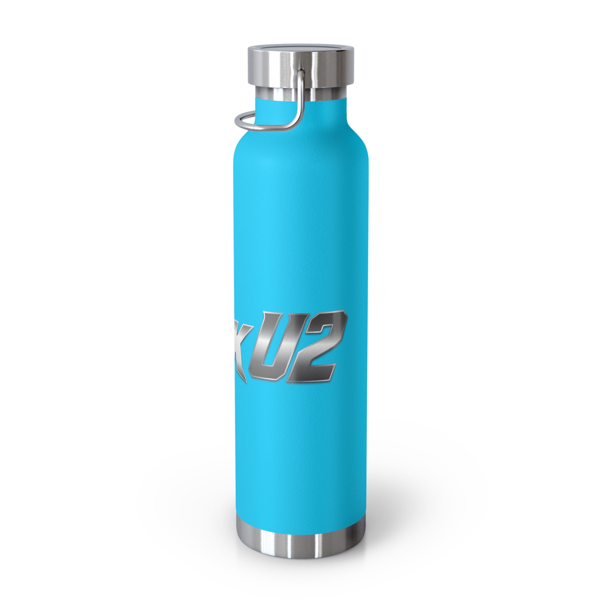 MuckU2 Insulated Water Bottle (gradient silver logo SKU 100011)