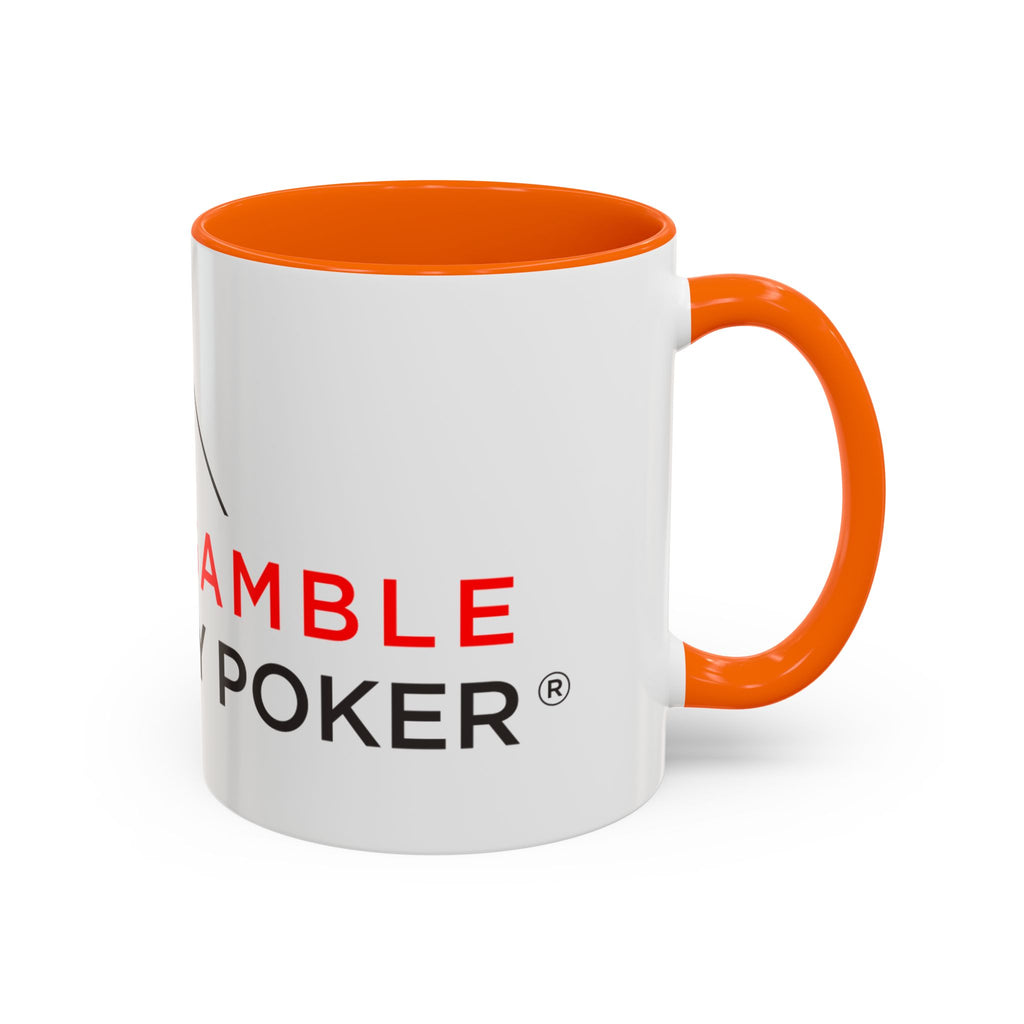 Poker Coffee Mug — "Don’t Gamble, Just Play Poker" Accent Mug (11/15 oz)