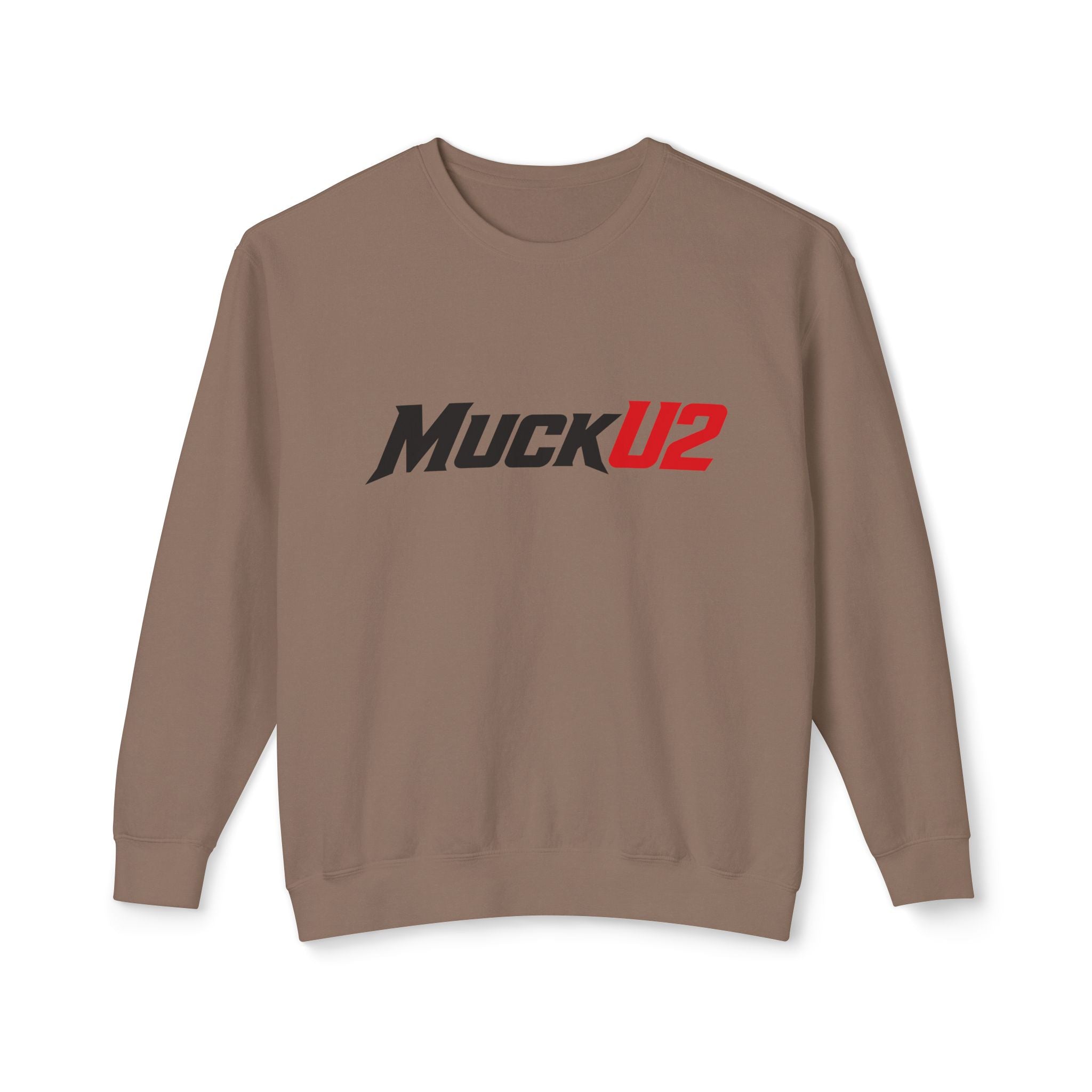 MuckU2 Poker Crewneck Sweatshirt (black/red logo/SKU 100066)