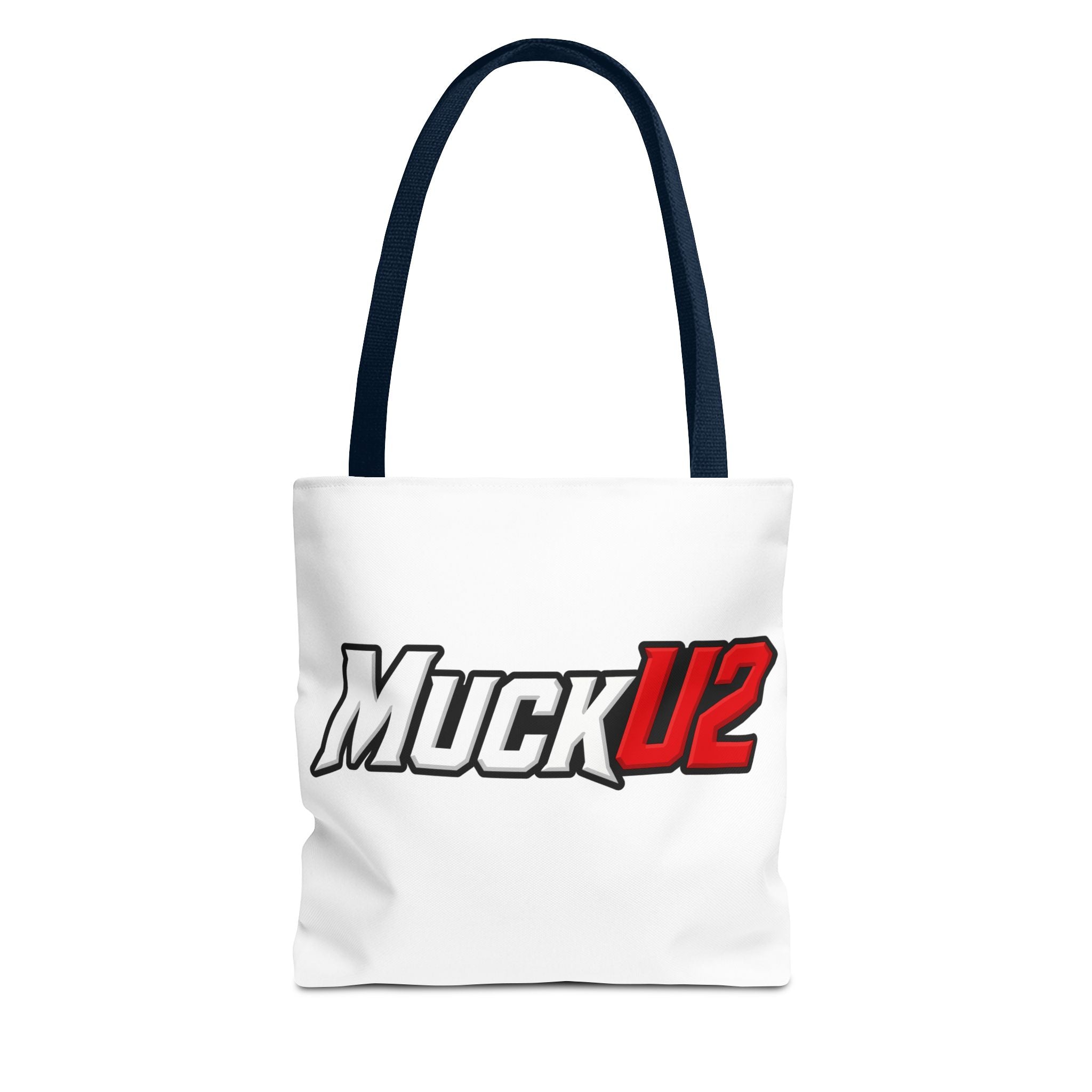 MuckU2 Bubble Canvas Poker Tote Bag (red/white logo SKU 100024)