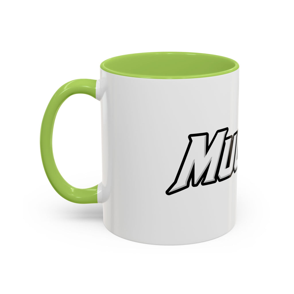 MuckU2 Classic White Mug (white/red logo/SKU 100047)