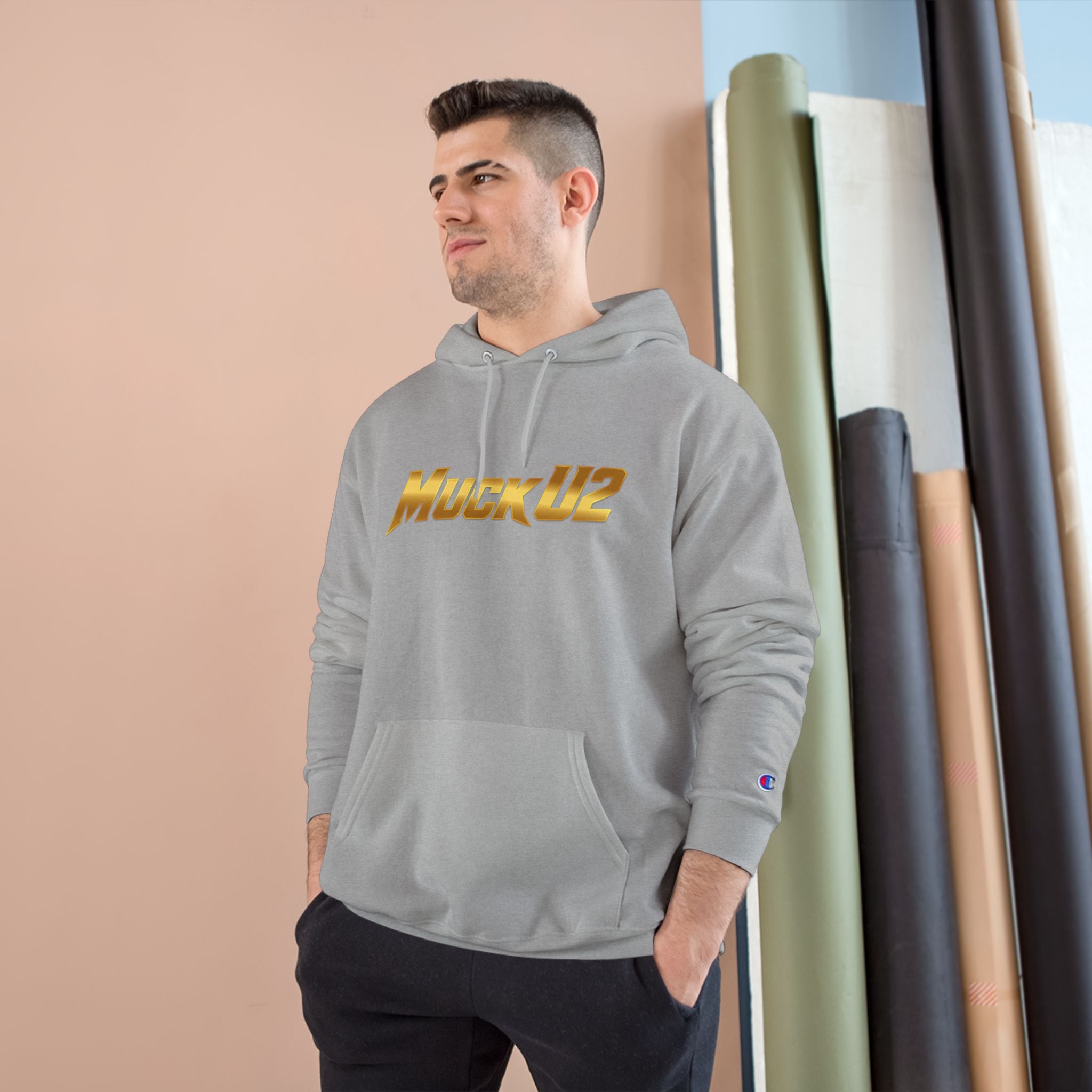 MuckU2 Poker Hoodie (gold logo/SKU 100048)