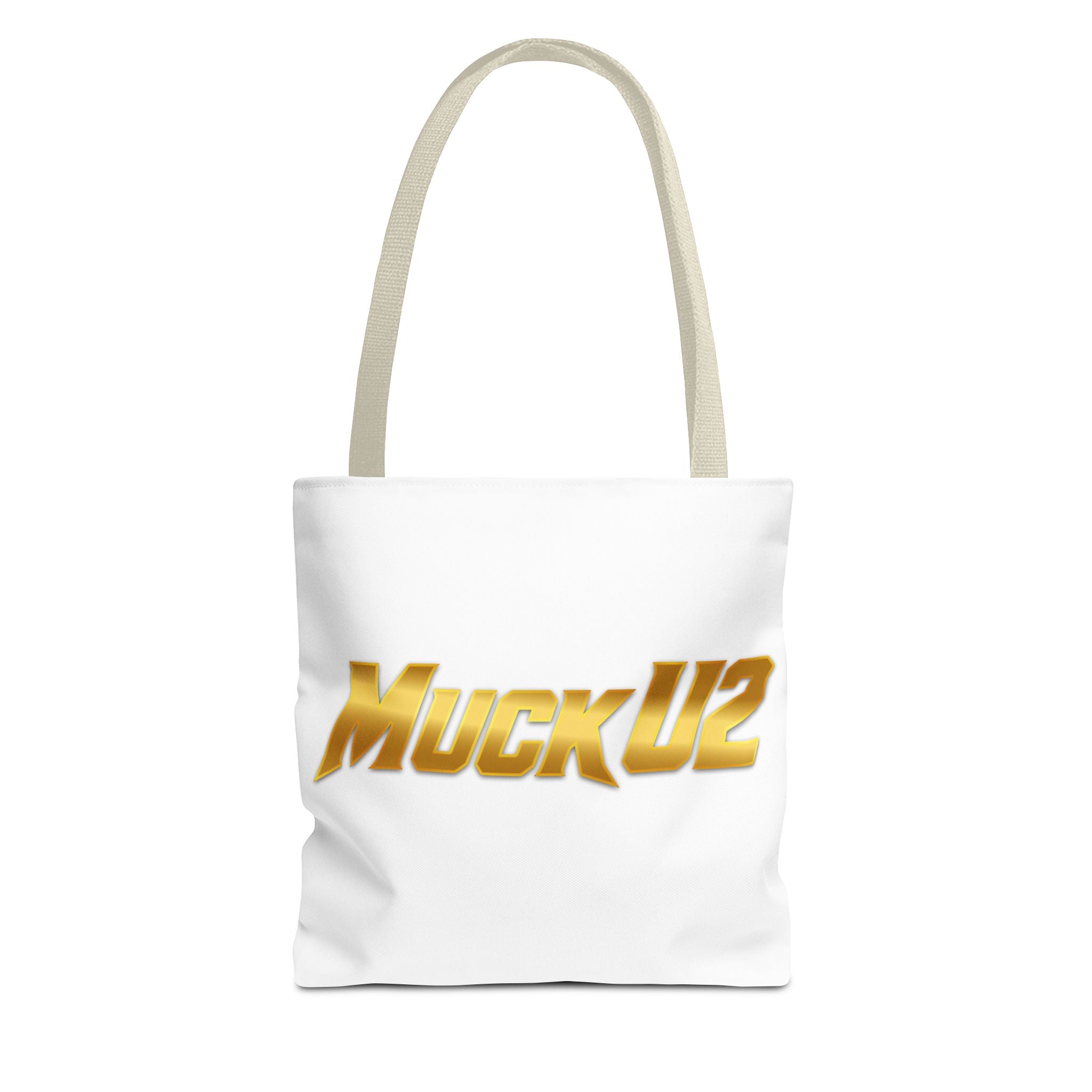 MuckU2 Bubble Canvas Poker Tote Bag (gold logo SKU 100020)