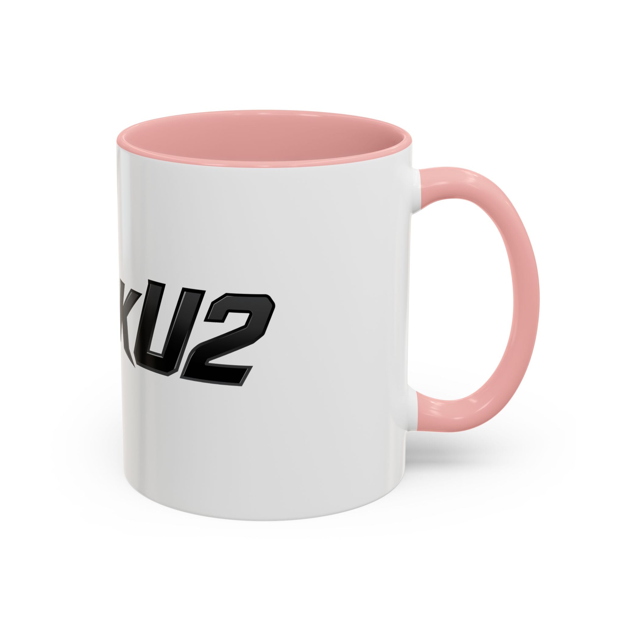 MuckU2 Classic White Mug (black logo/SKU 100045)