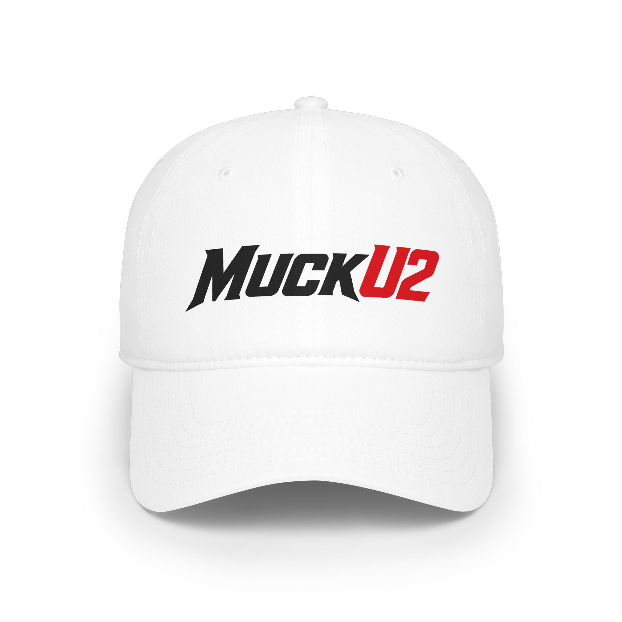 MuckU2 Poker Cap (black/red logo/SKU 100074)