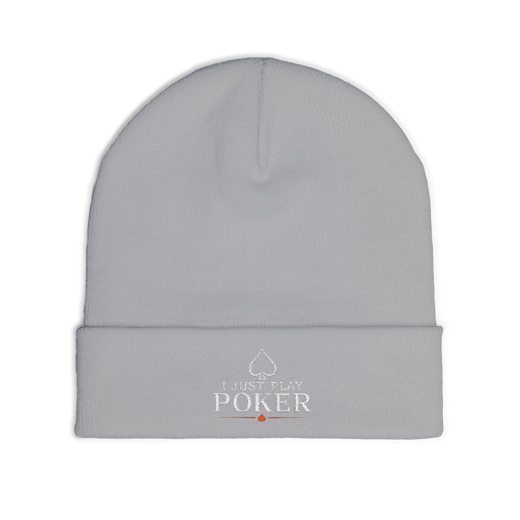 Bad Beat Beanie (white logo) — I Just Play Poker
