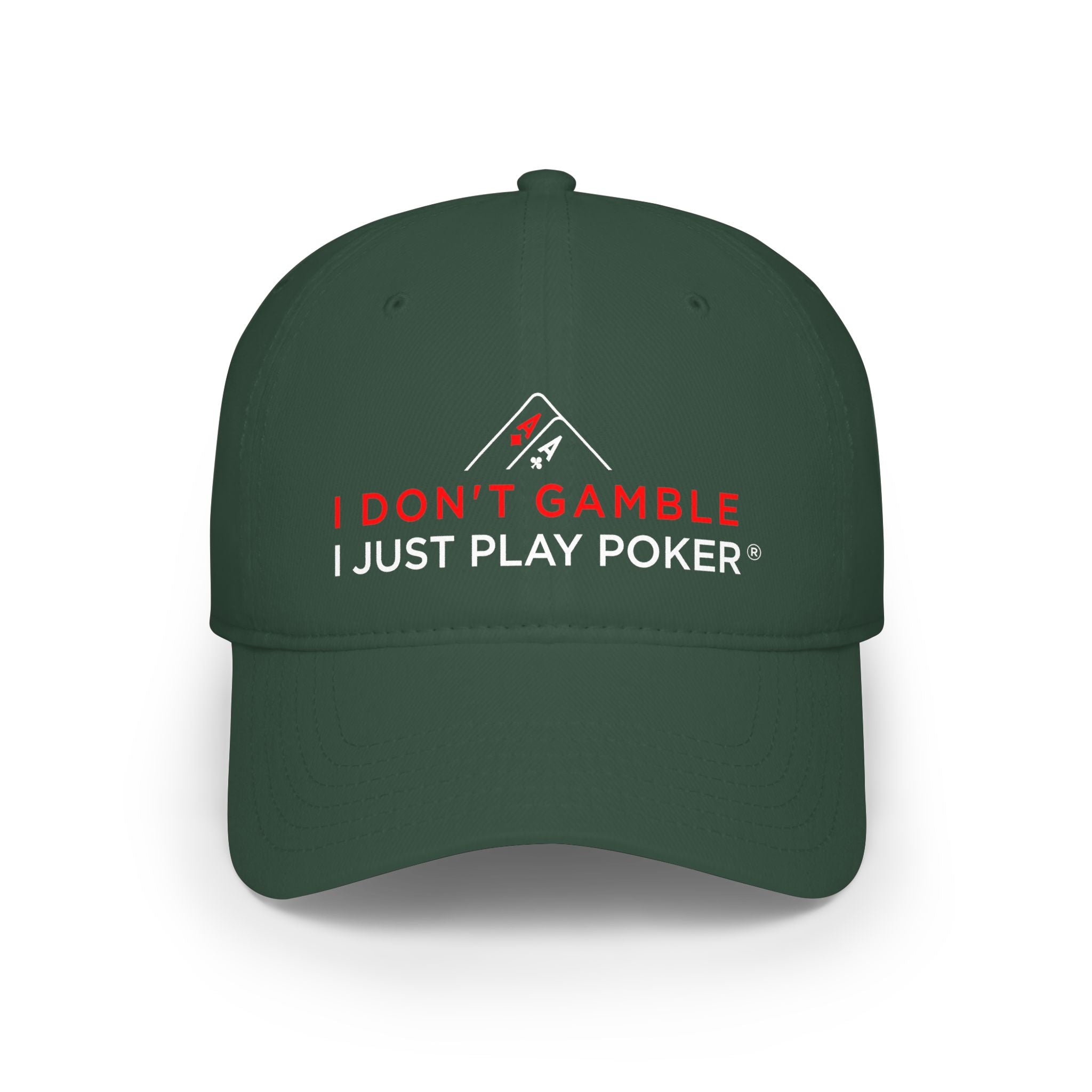 Trap Poker Cap (red/white logo) - I Just Play Poker