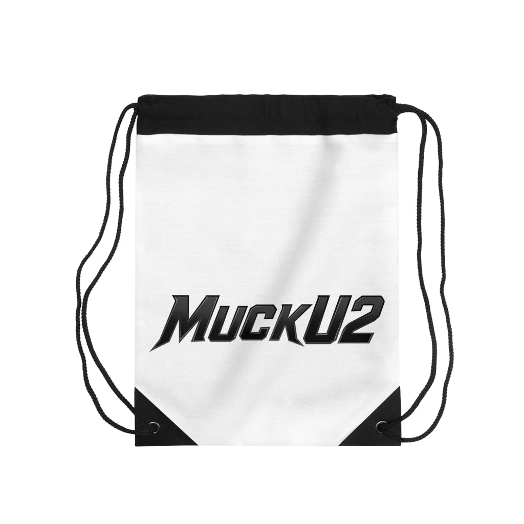 MuckU2 Poker Drawstring Bag (black logo/SKU 100087)