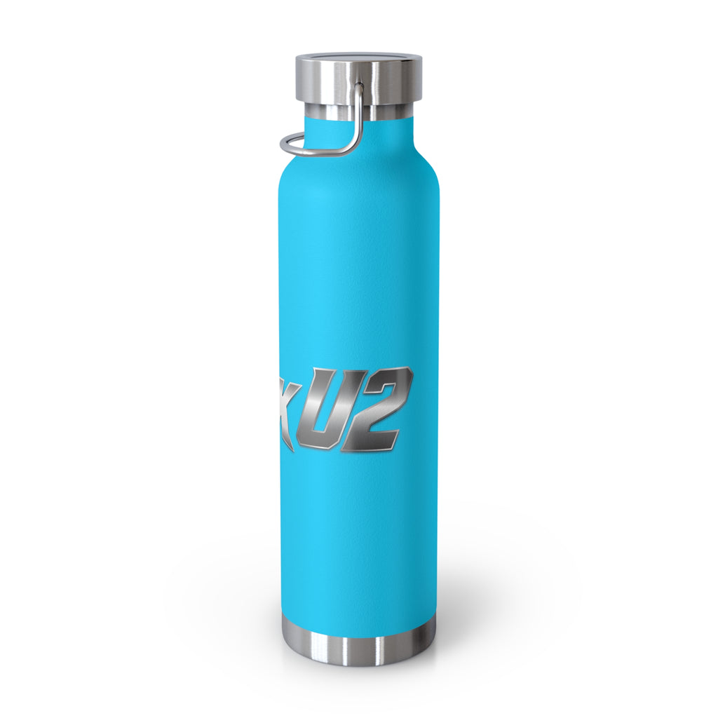 MuckU2 Insulated Water Bottle (gradient silver logo/SKU 100011)