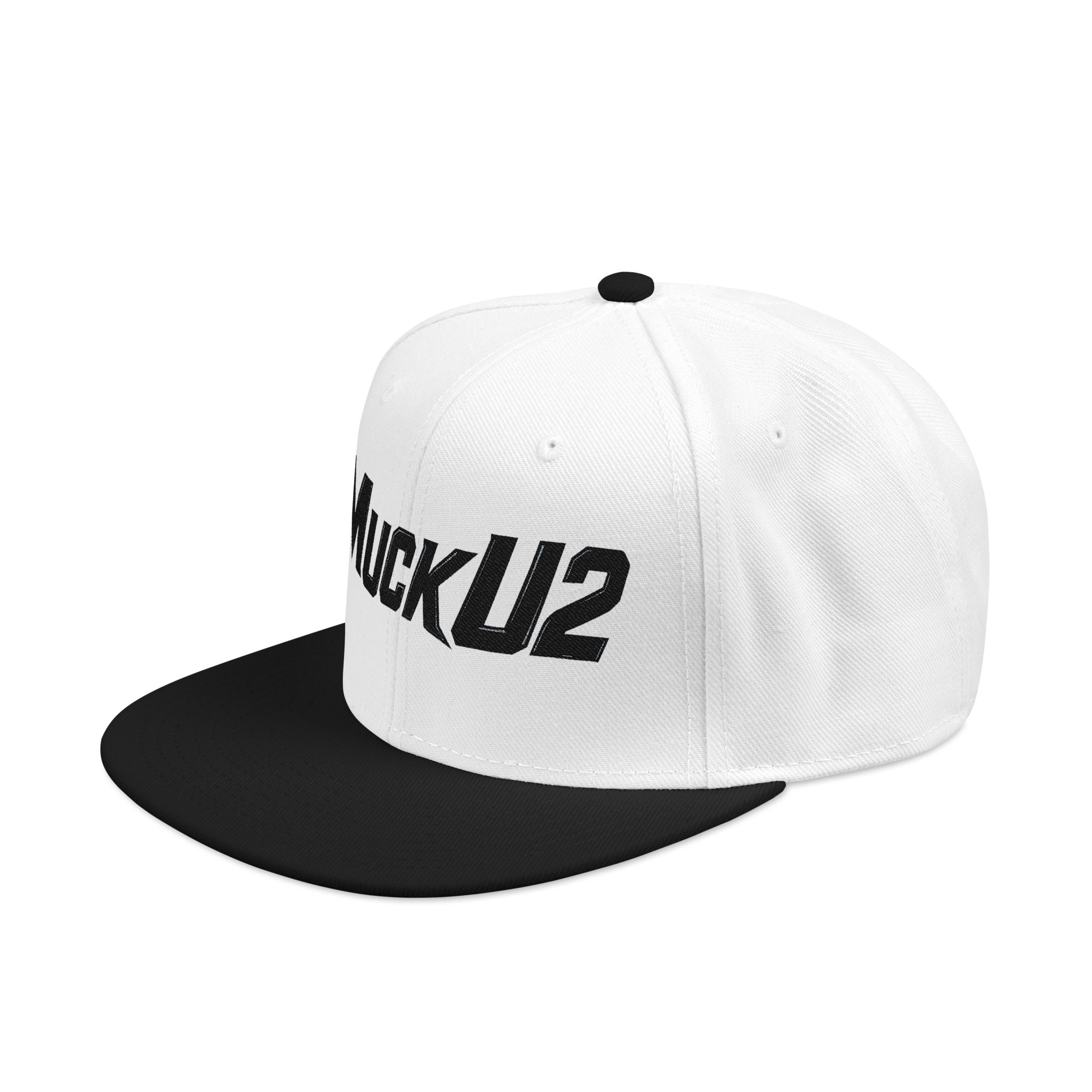 MuckU2 Snapback Poker Cap (blk logo/SKU 10003)