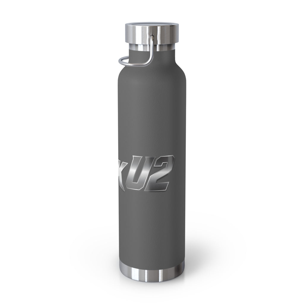 MuckU2 Insulated Water Bottle (gradient silver logo/SKU 100011)