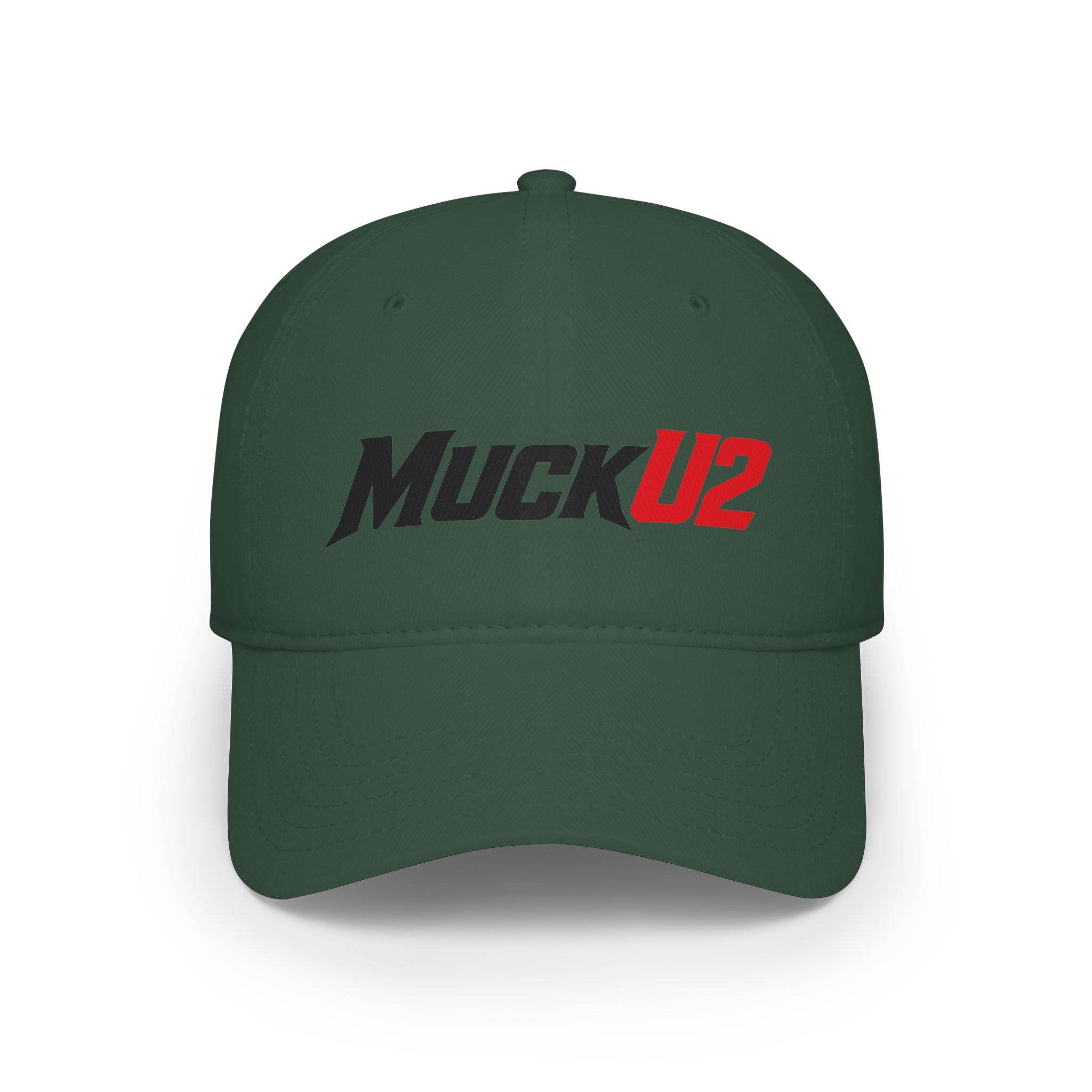 MuckU2 Poker Cap (black/red logo/SKU 100074)
