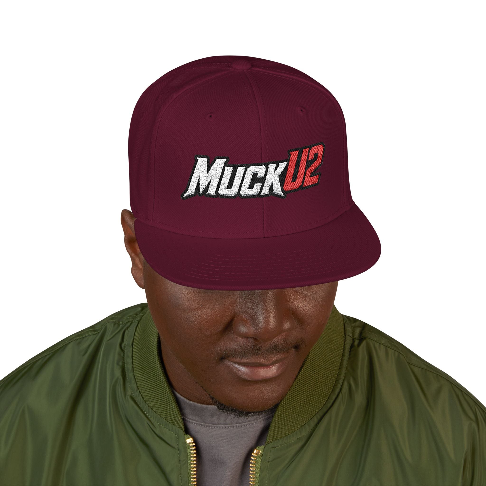 Good Catch Poker Cap (white/red logo) - MuckU2