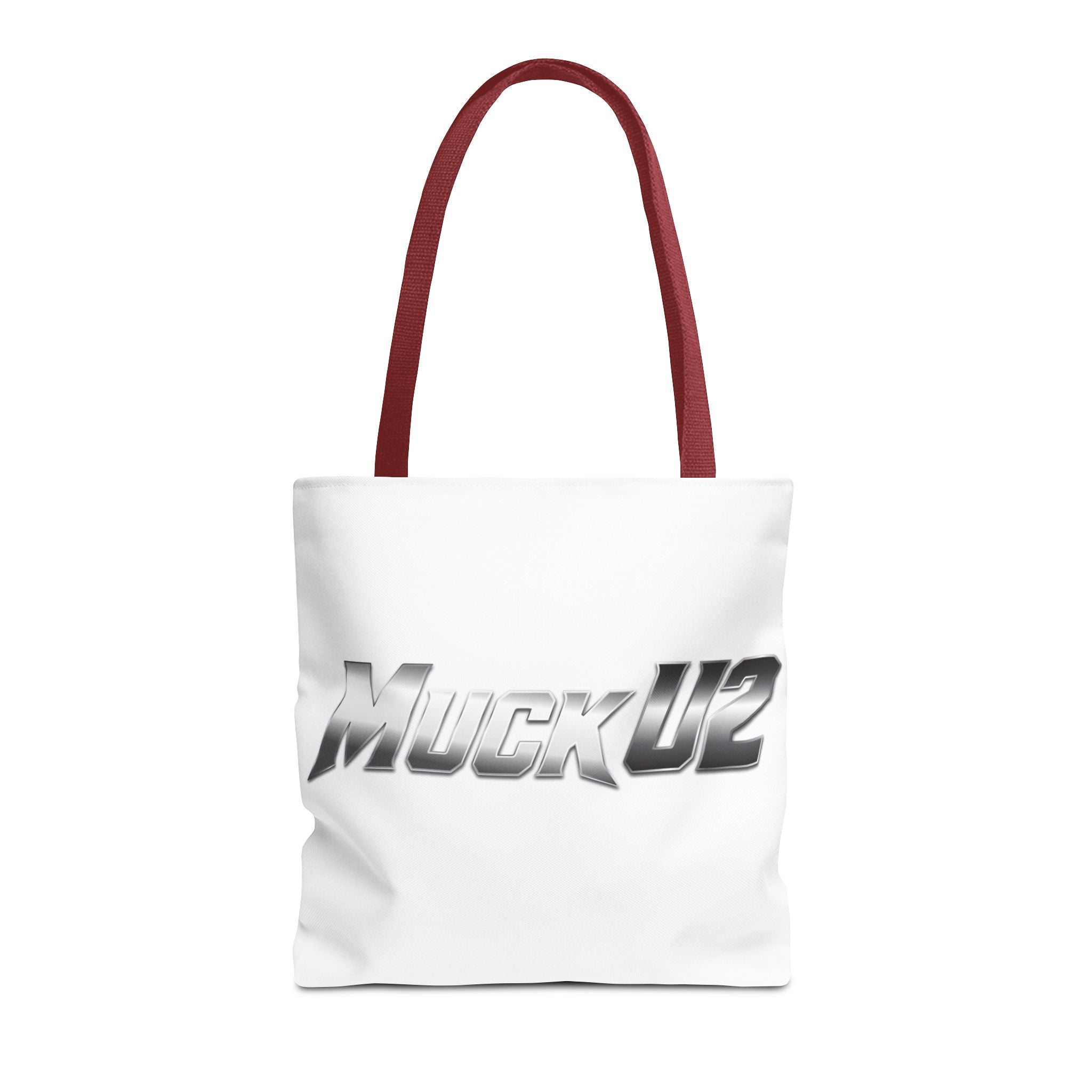 MuckU2 Bubble Canvas Poker Tote Bag (gradient silver logo SKU 100022)