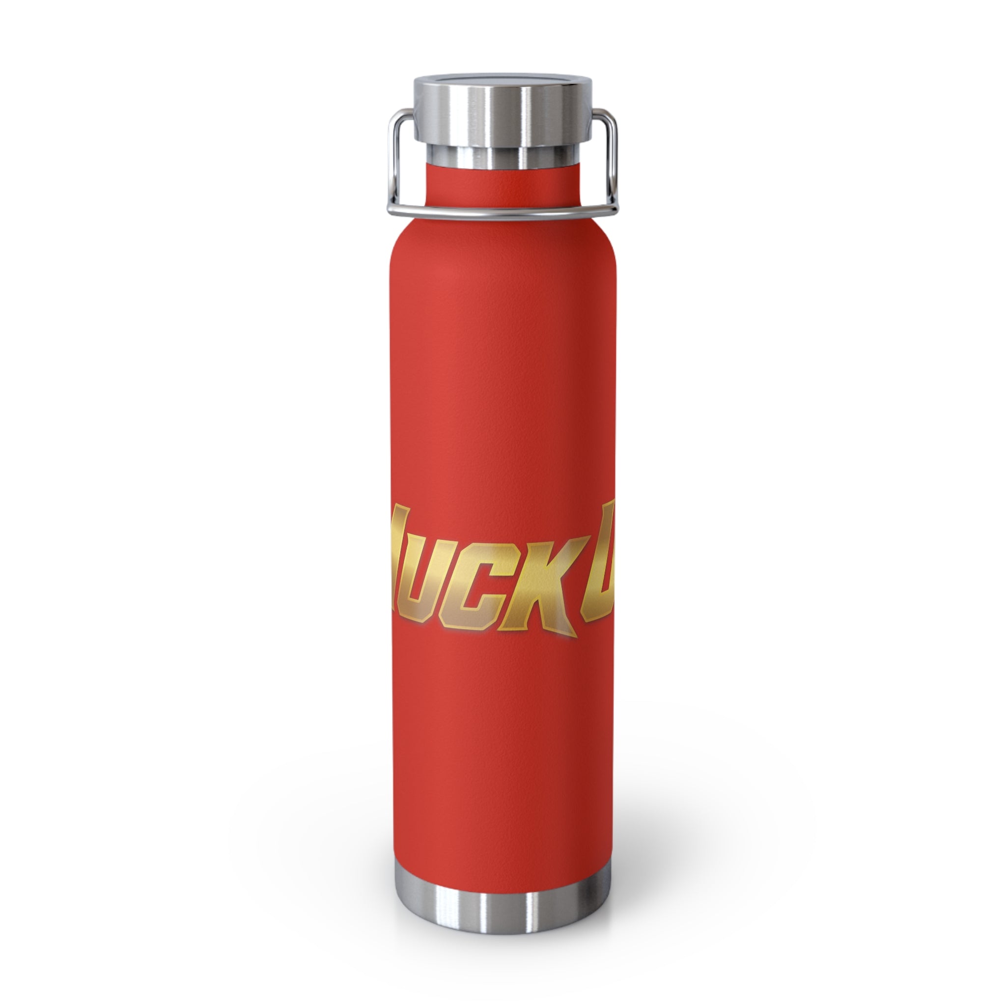 MuckU2 Insulated Water Bottle (gold logo/SKU 100010)