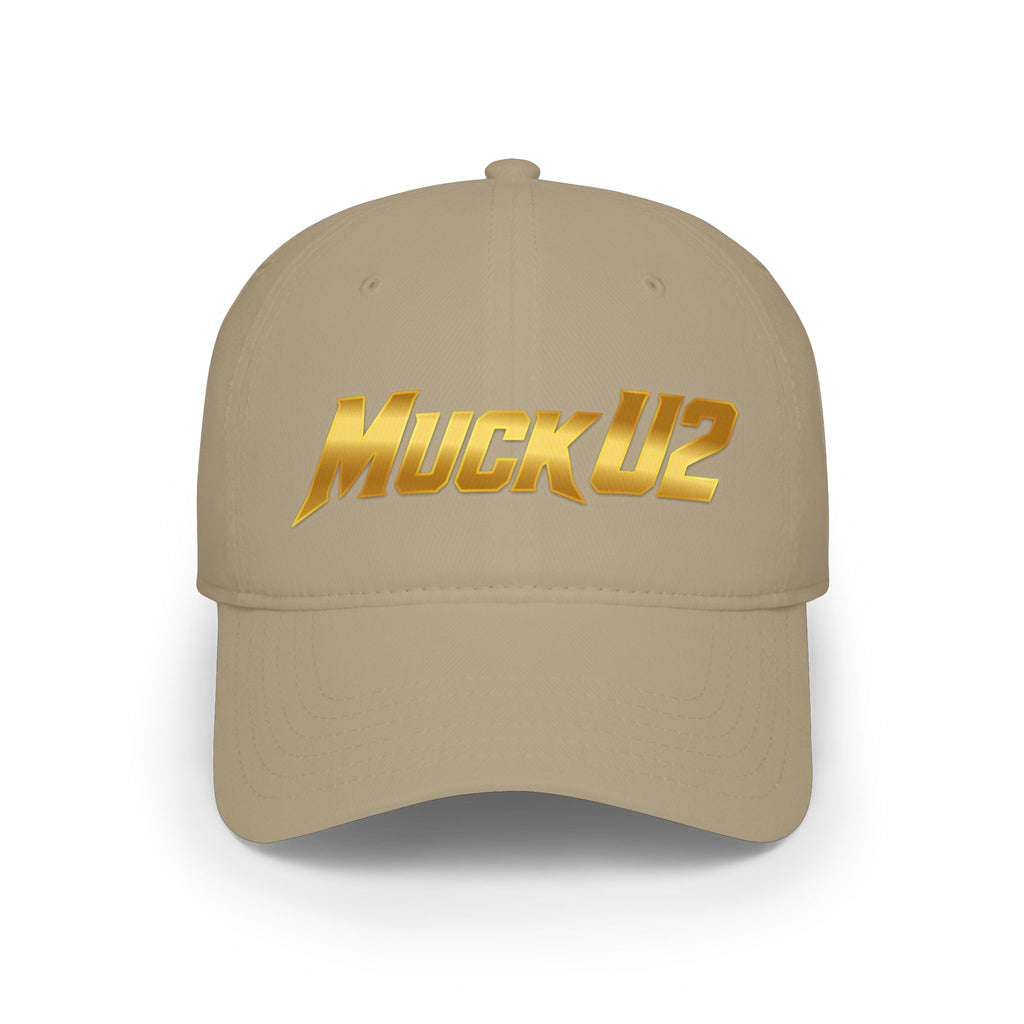 MuckU2 Poker Cap (gold logo/SKU 100070)