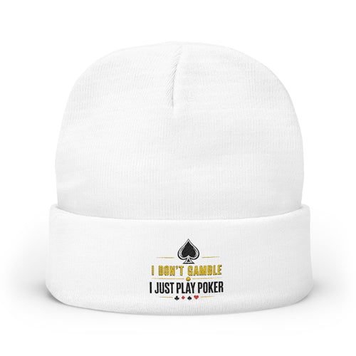 All-in Poker Beanie (black logo) — I Just Play Poker