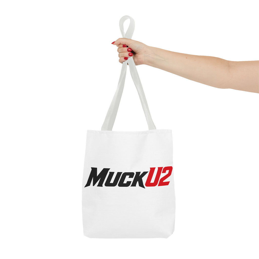 MuckU2 Bubble Canvas Poker Tote Bag (black/red logo SKU 100023)