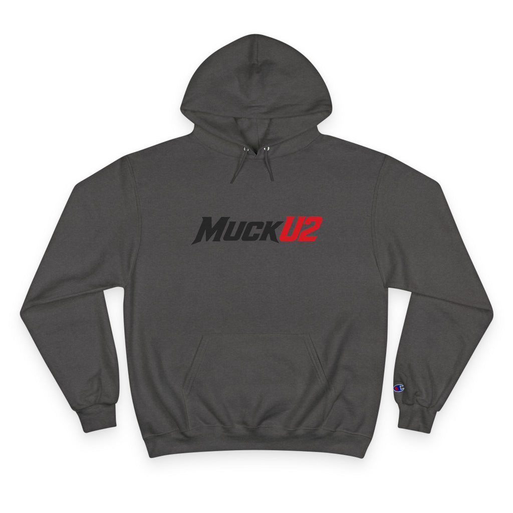 MuckU2 Poker Hoodie (black/red logo/SKU 100053)