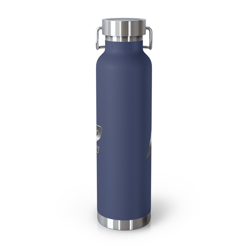 MuckU2 Insulated Water Bottle (gradient silver logo SKU 100011)