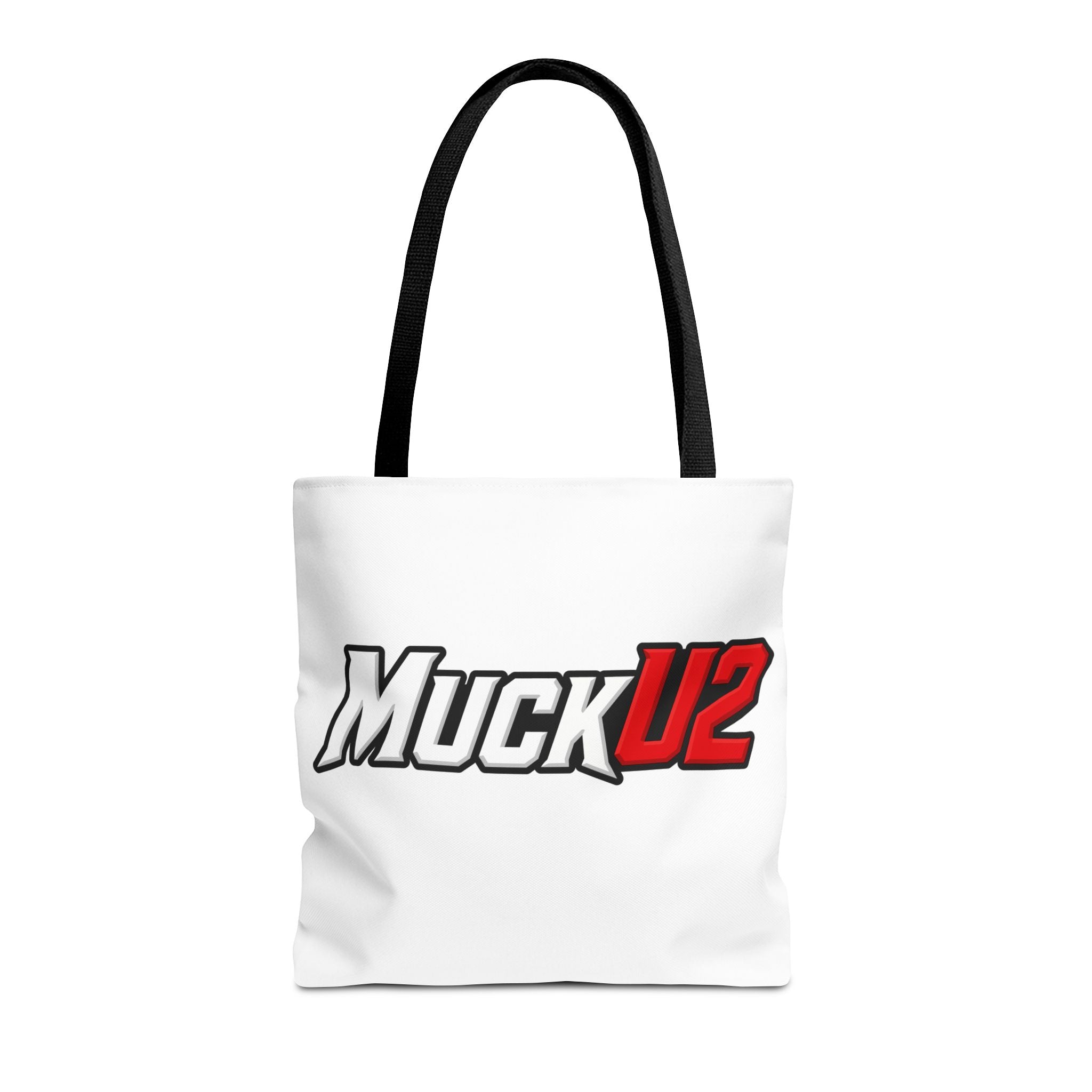 MuckU2 Bubble Canvas Poker Tote Bag (red/white logo SKU 100024)