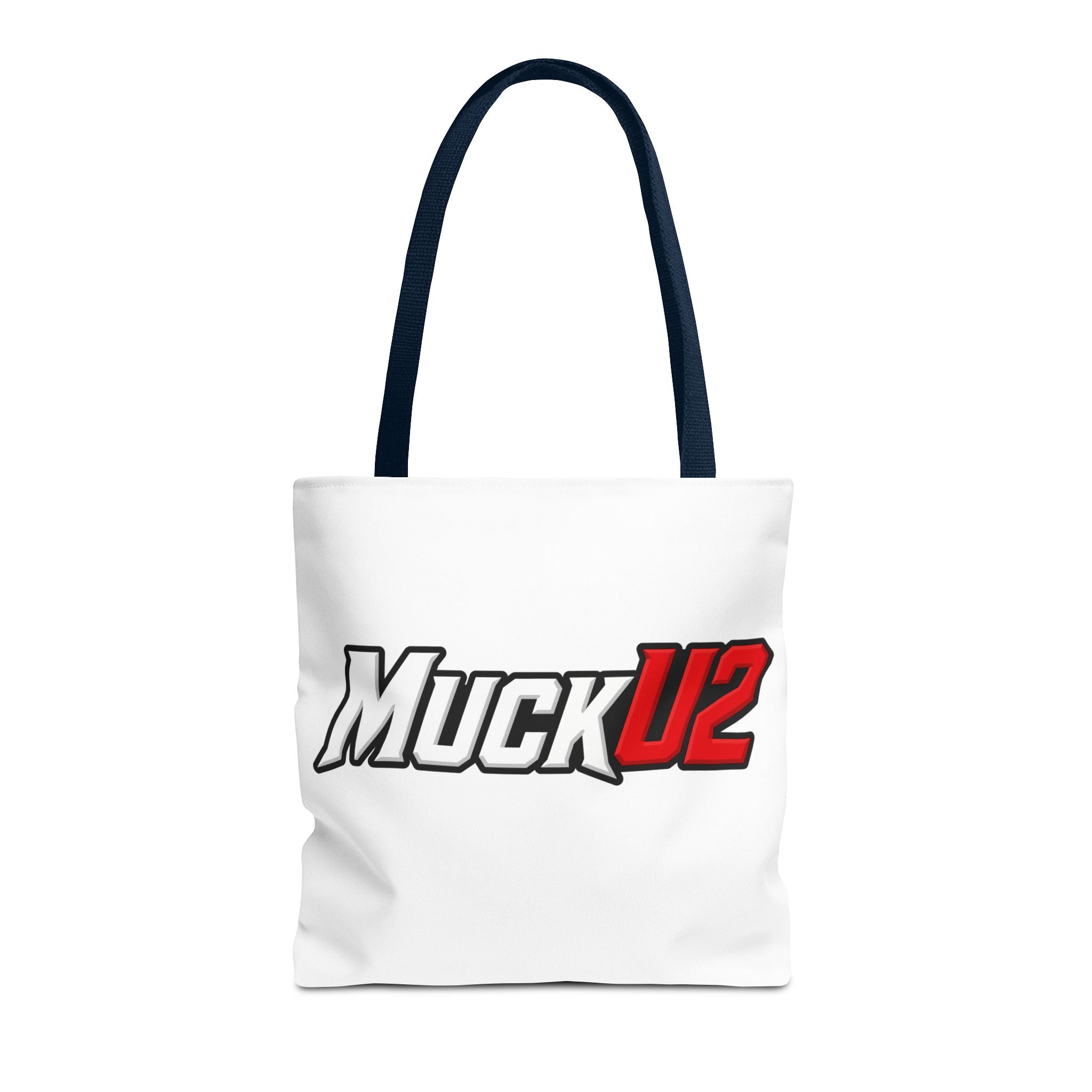 MuckU2 Bubble Canvas Poker Tote Bag (red/white logo SKU 100024)