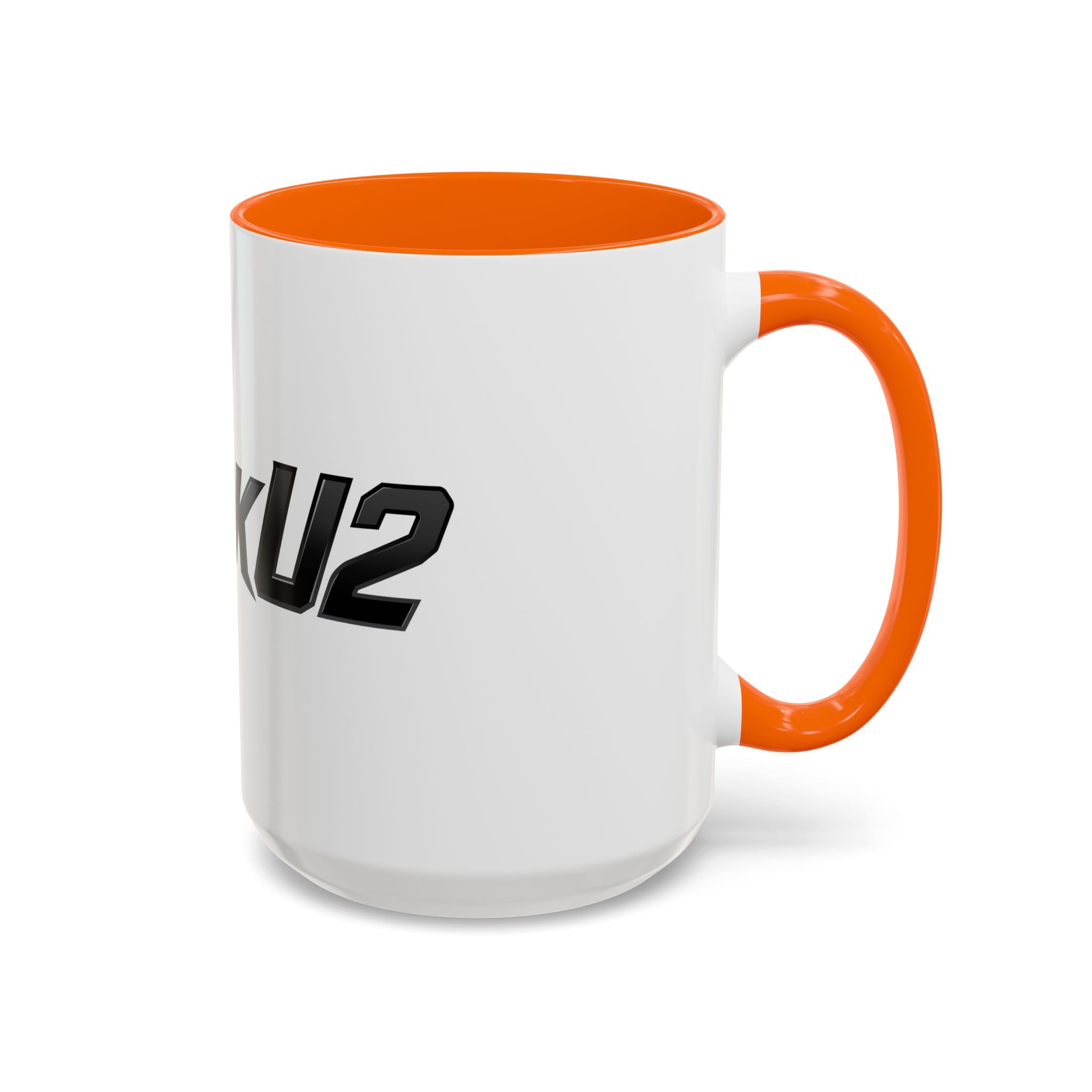 MuckU2 Classic White Mug (black logo/SKU 100045)