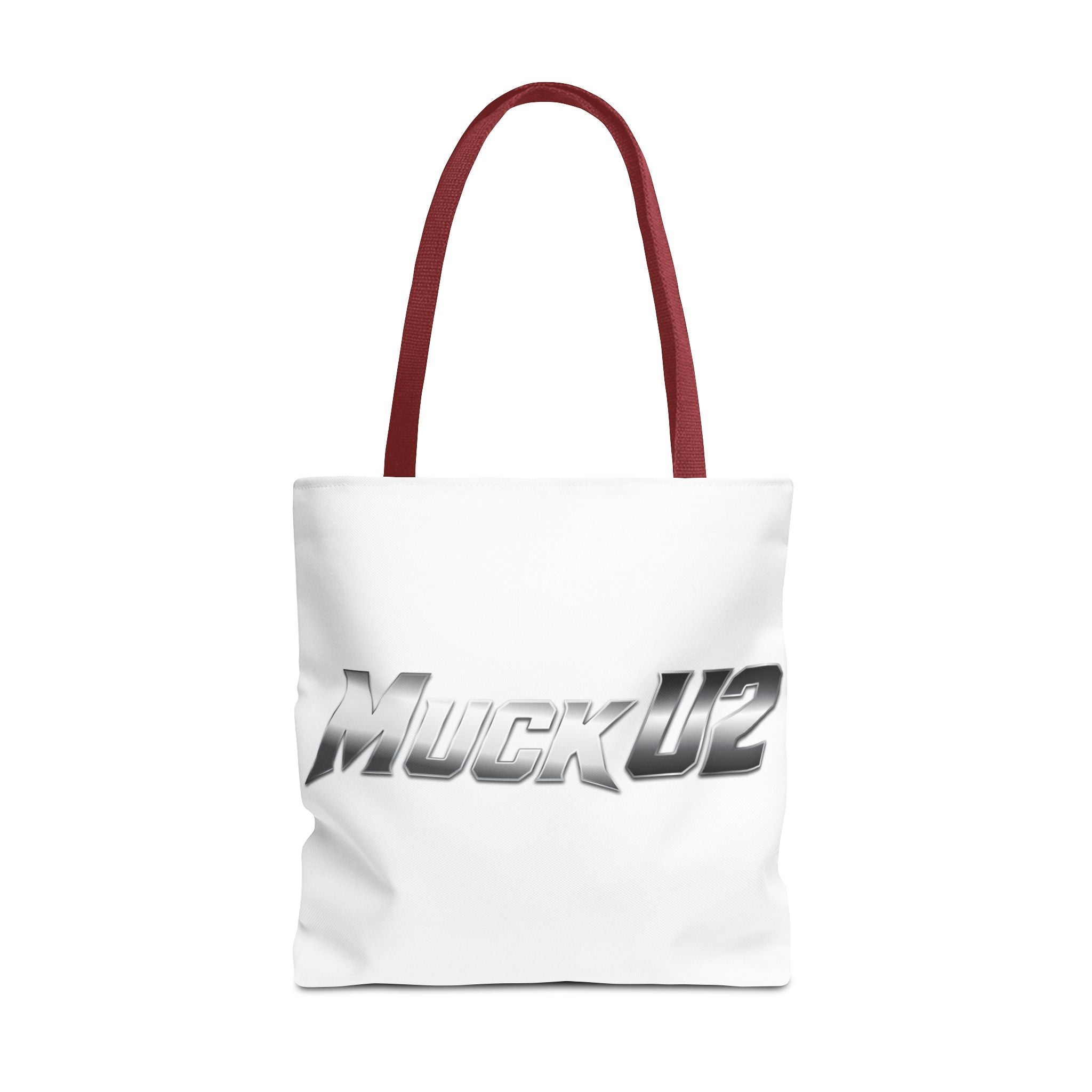 MuckU2 Bubble Canvas Poker Tote Bag (gradient silver logo SKU 100022)