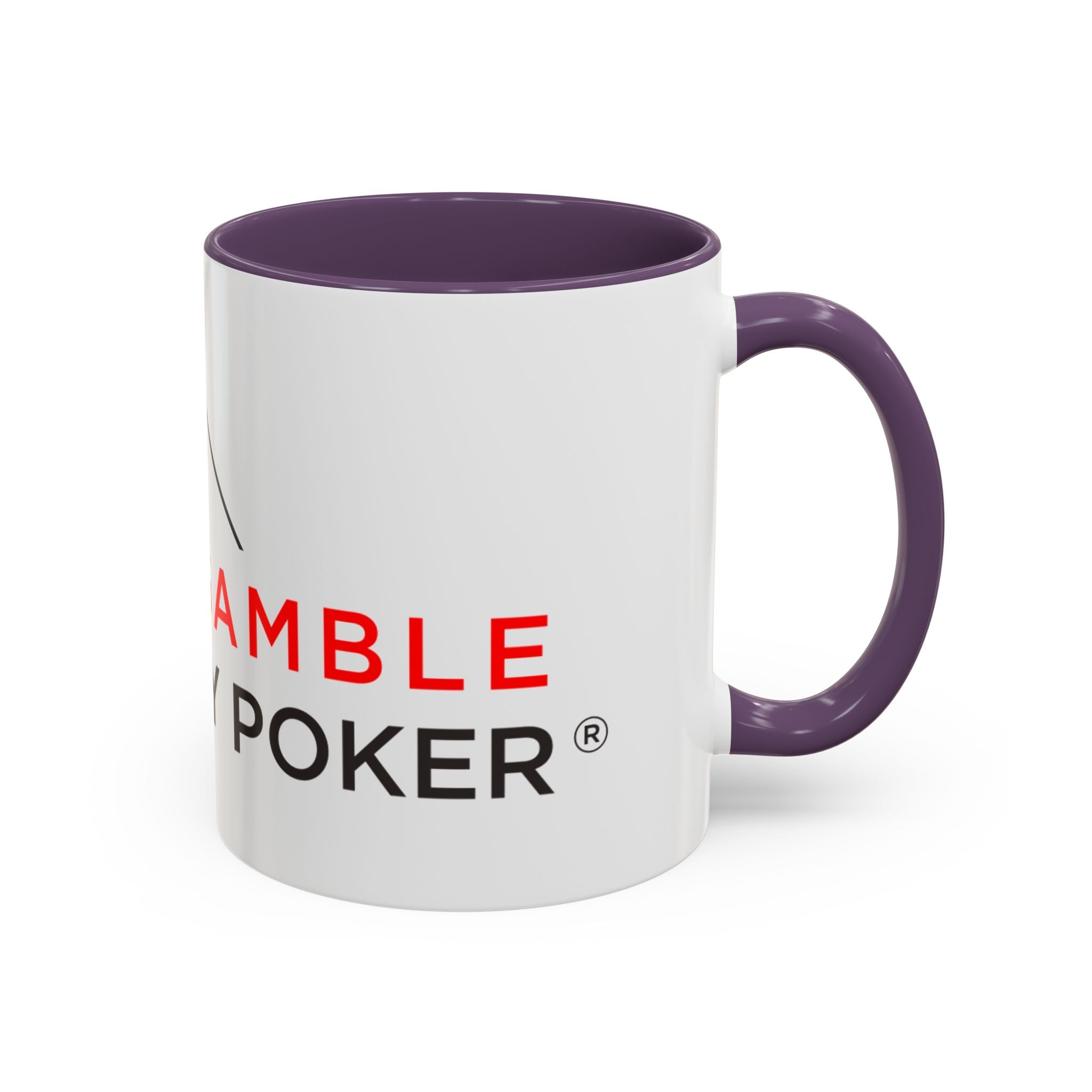Poker Coffee Mug — "Don’t Gamble, Just Play Poker" Accent Mug (11/15 oz)