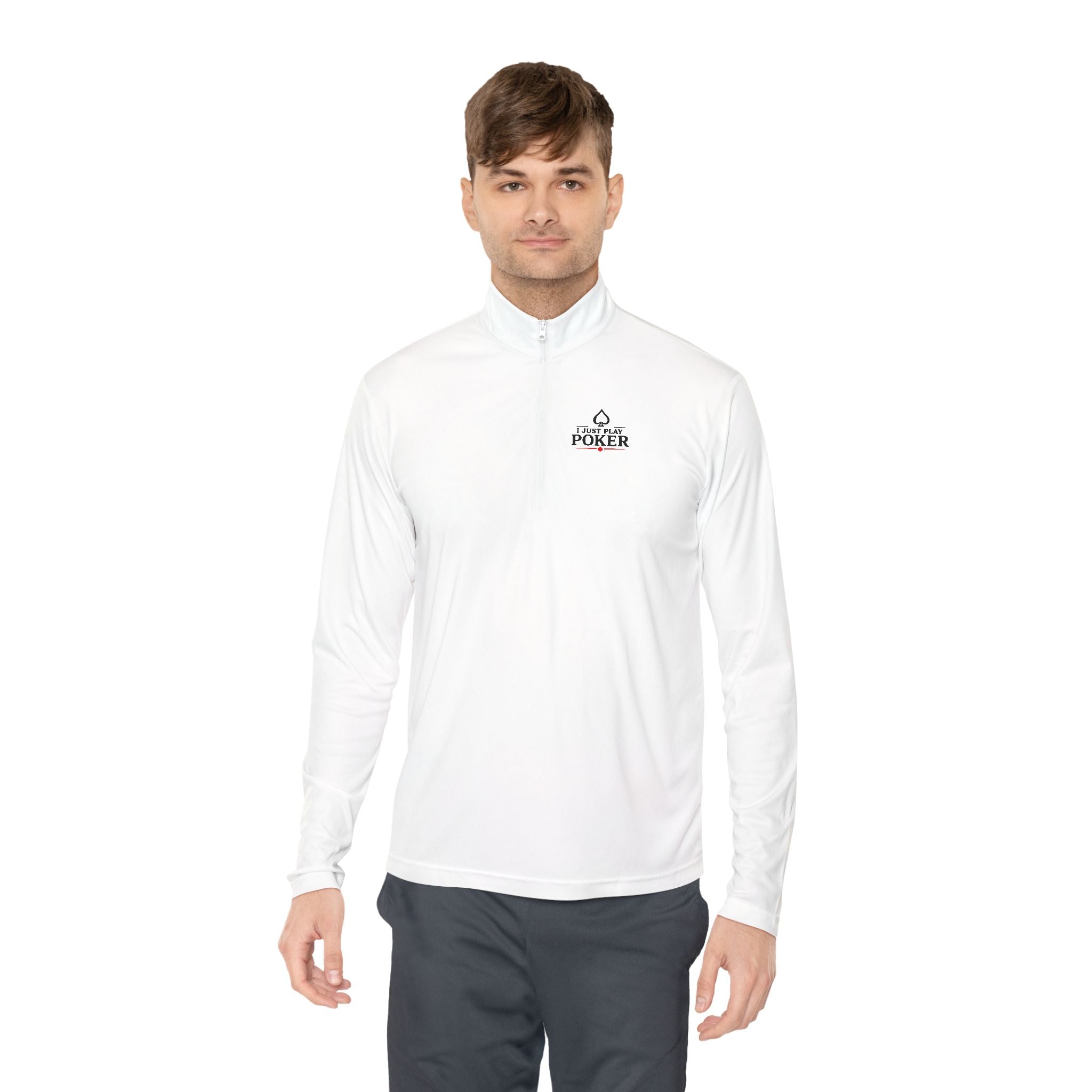 Poker Logo Quarter-Zip Pullover