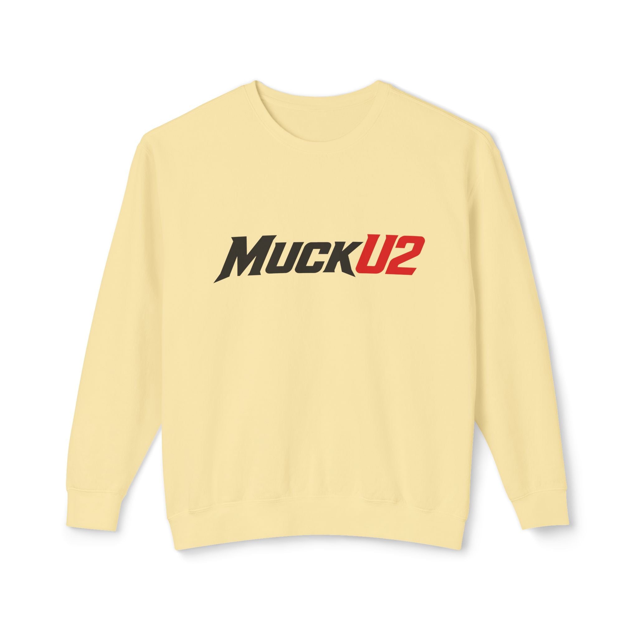 MuckU2 Poker Crewneck Sweatshirt (black/red logo/SKU 100066)