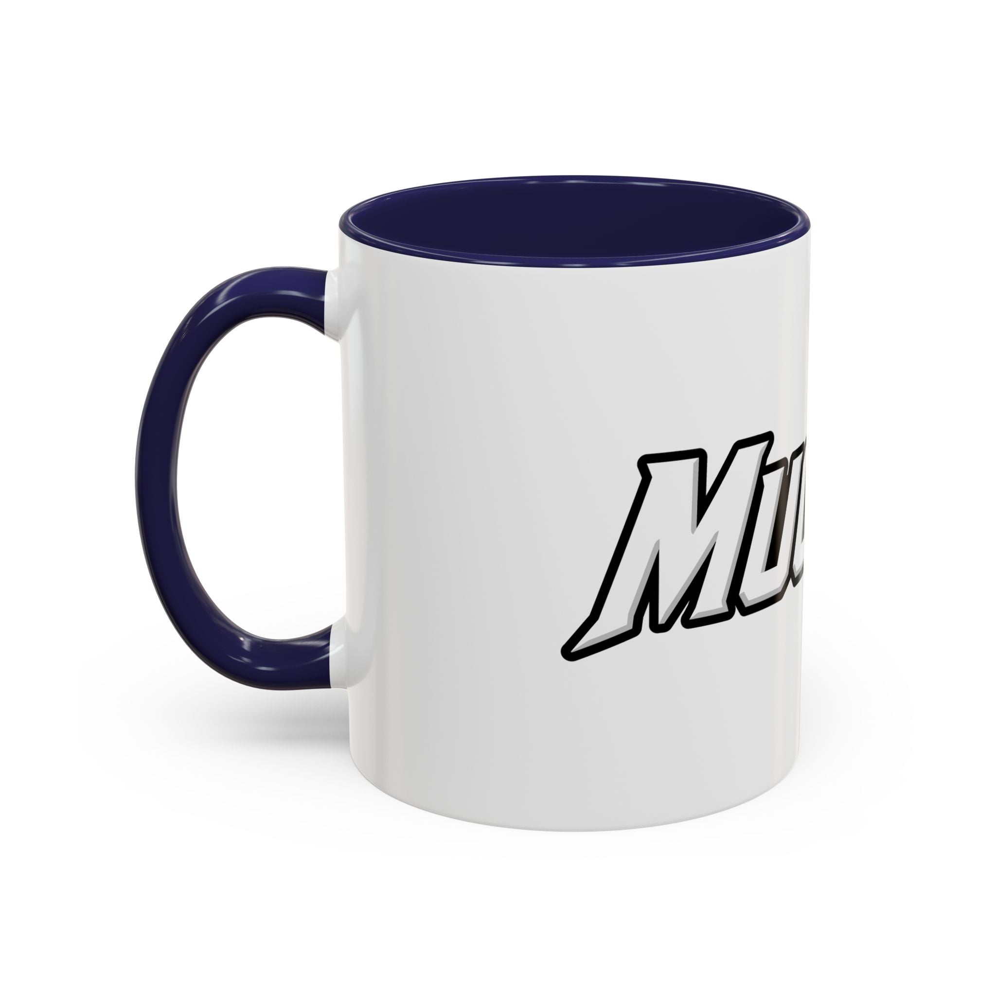 MuckU2 Classic White Mug (white/red logo/SKU 100047)