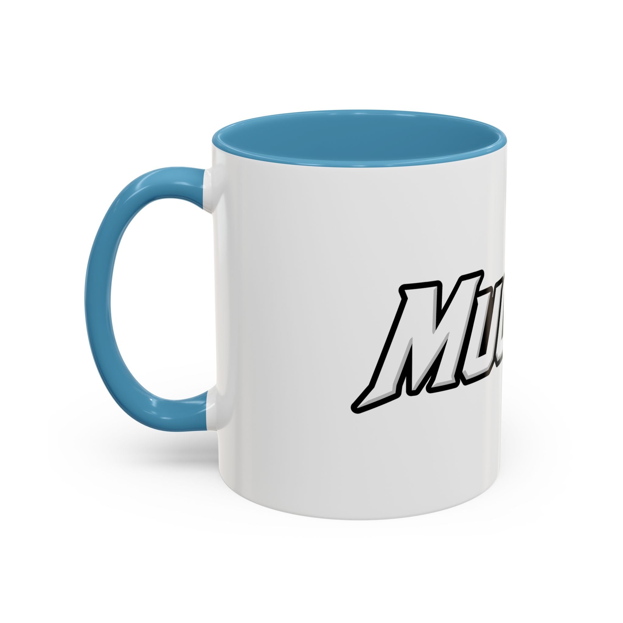 MuckU2 Classic White Mug (white/red logo/SKU 100047)