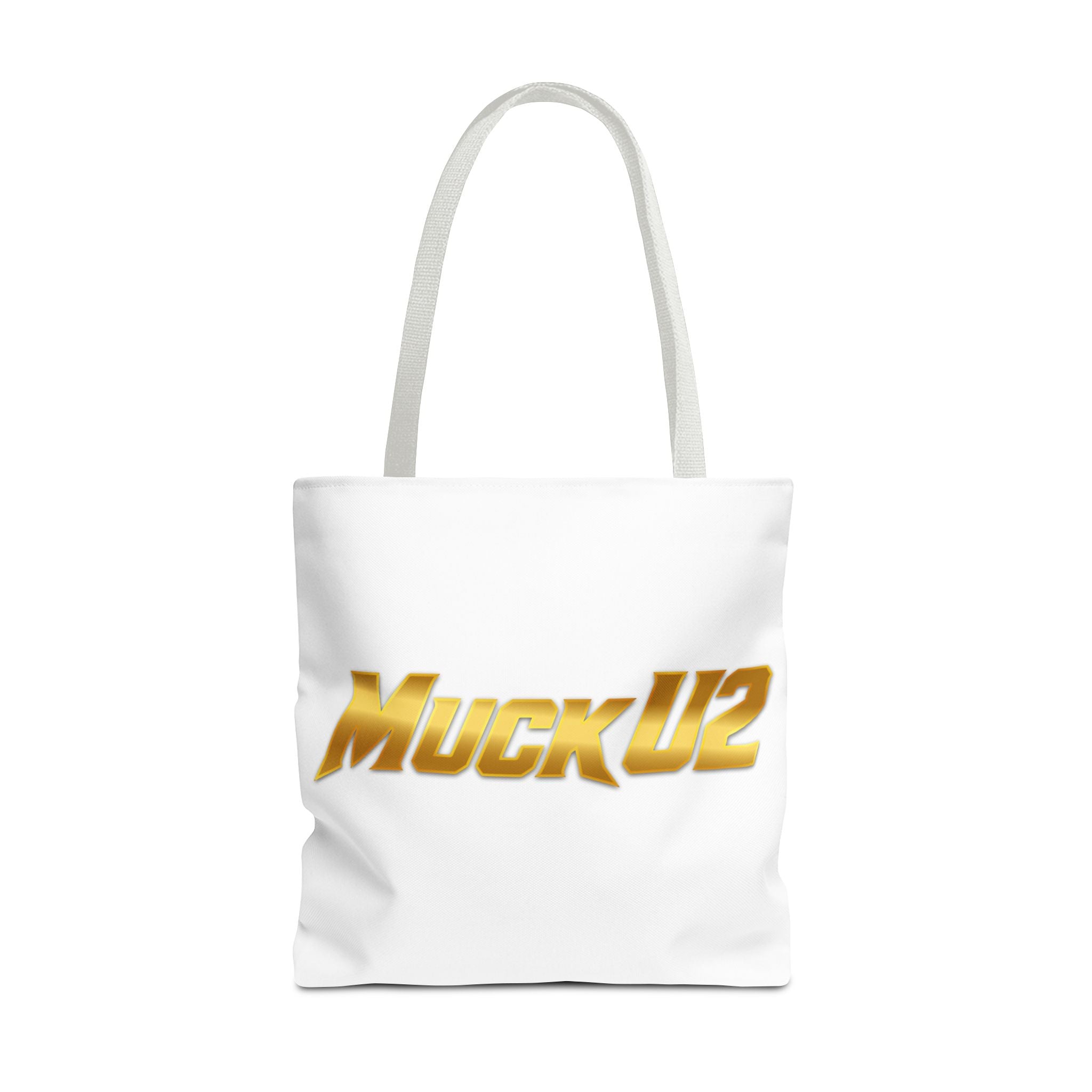 MuckU2 Bubble Canvas Poker Tote Bag (gold logo SKU 100020)