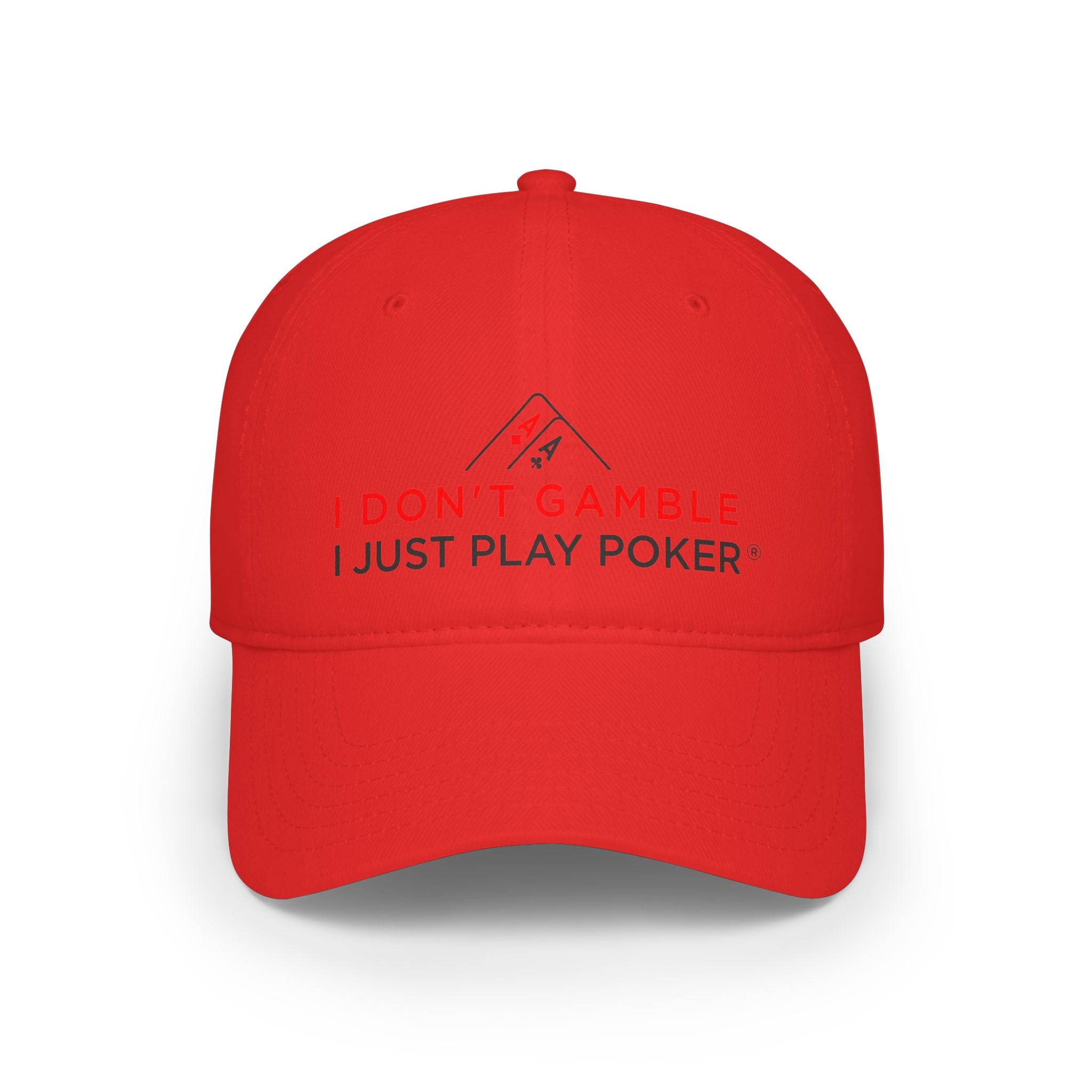 Trap Poker Cap (red/black logo) - I Just Play Poker