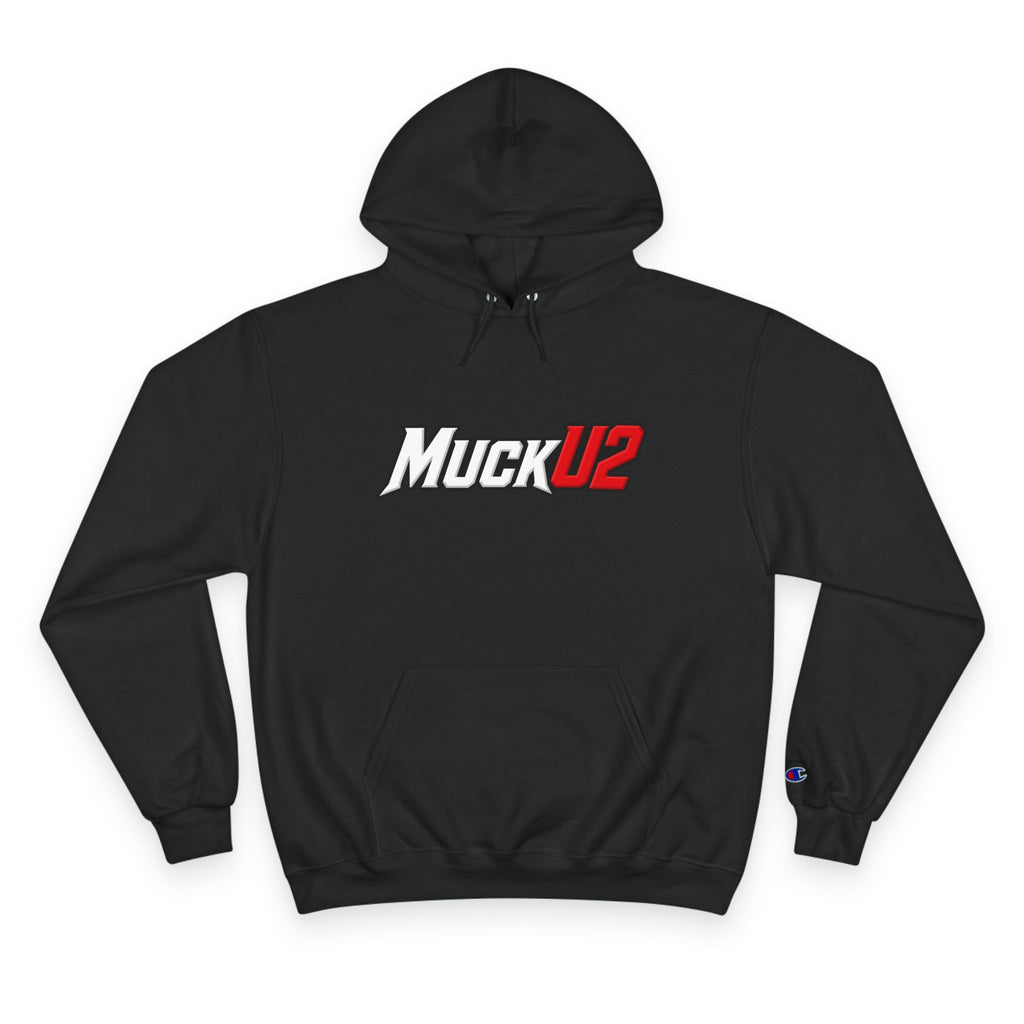 MuckU2 Poker Hoodie (white/red logo/SKU 100051)
