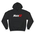 MuckU2 Poker Hoodie (white/red logo/SKU 100051)