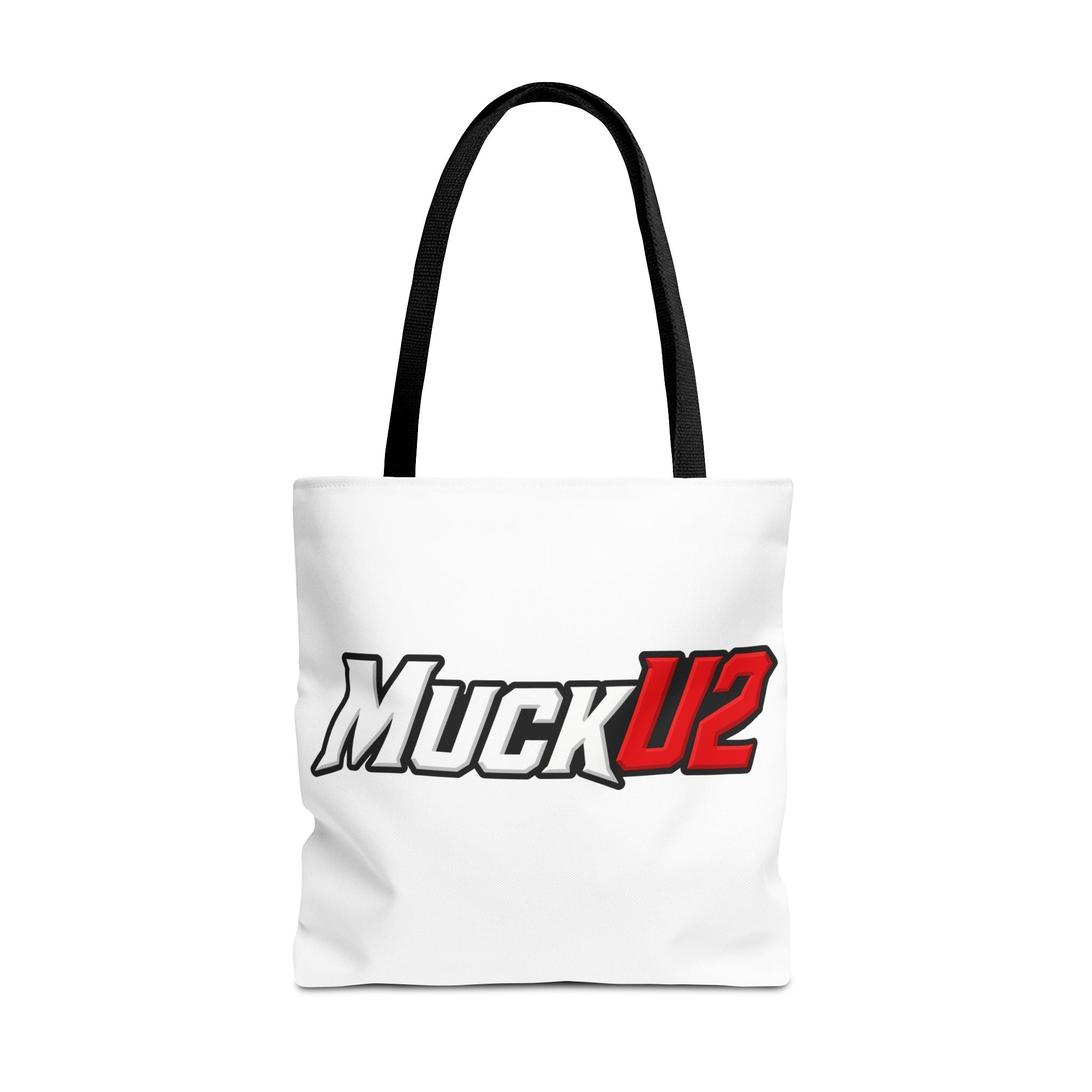 MuckU2 Bubble Canvas Poker Tote Bag (red/white logo SKU 100024)