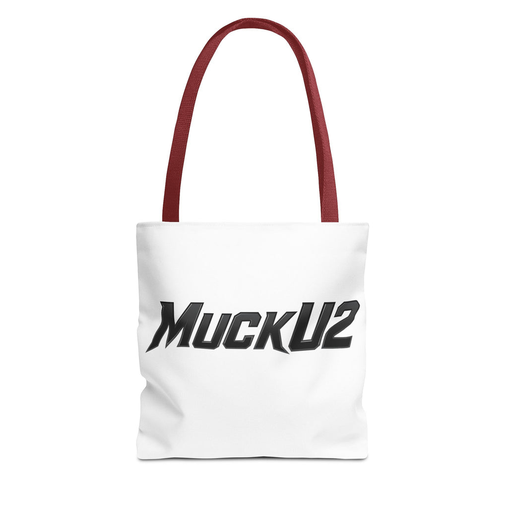 MuckU2 Bubble Canvas Poker Tote Bag (black logo SKU 100025)