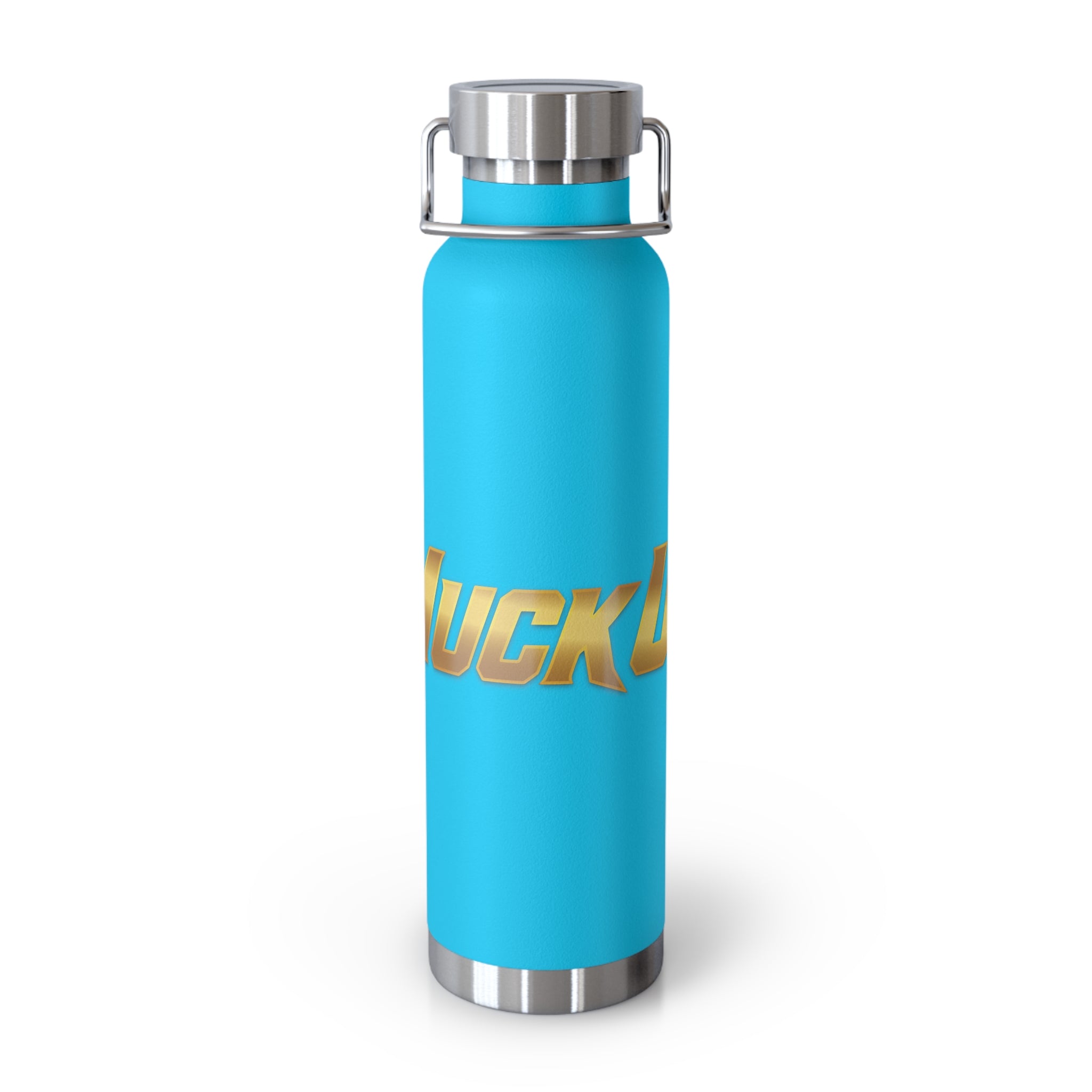 MuckU2 Insulated Water Bottle (gold logo/SKU 100010)