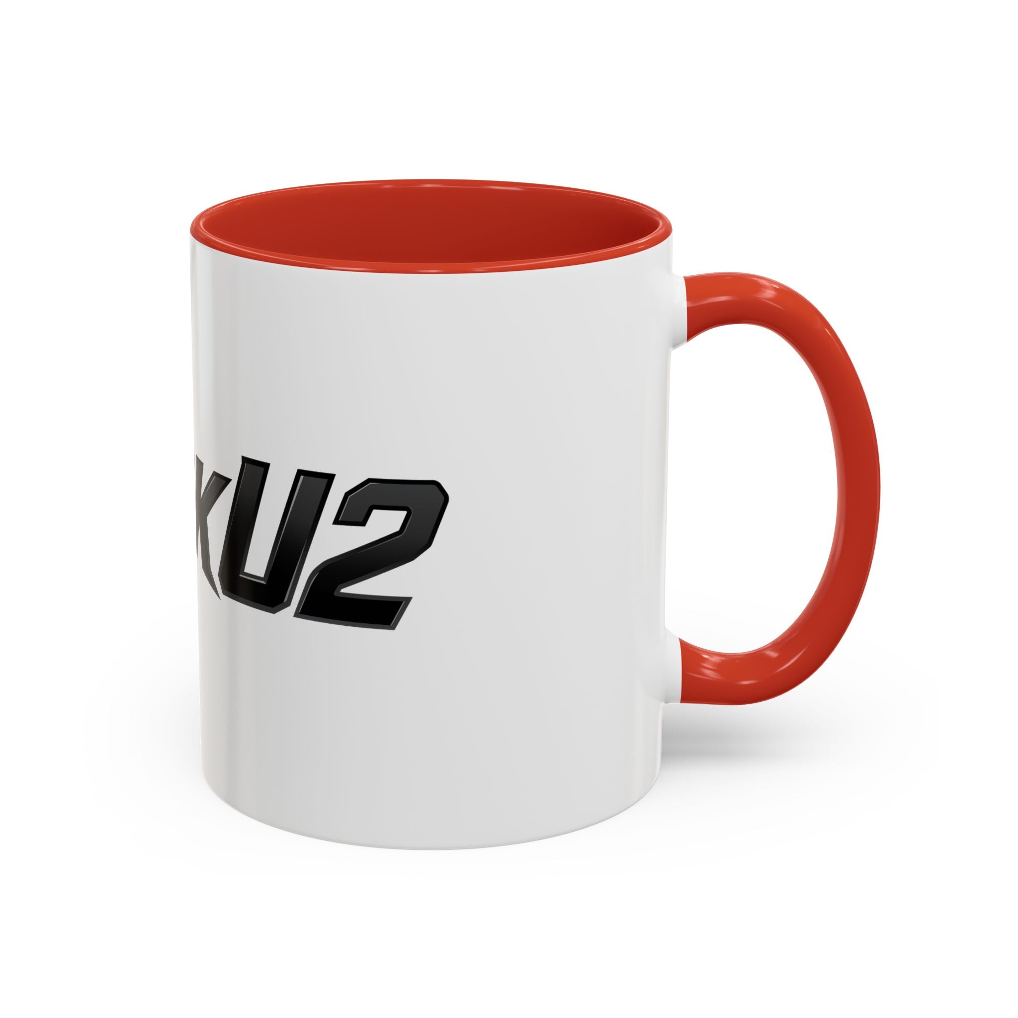 MuckU2 Classic White Mug (black logo/SKU 100045)