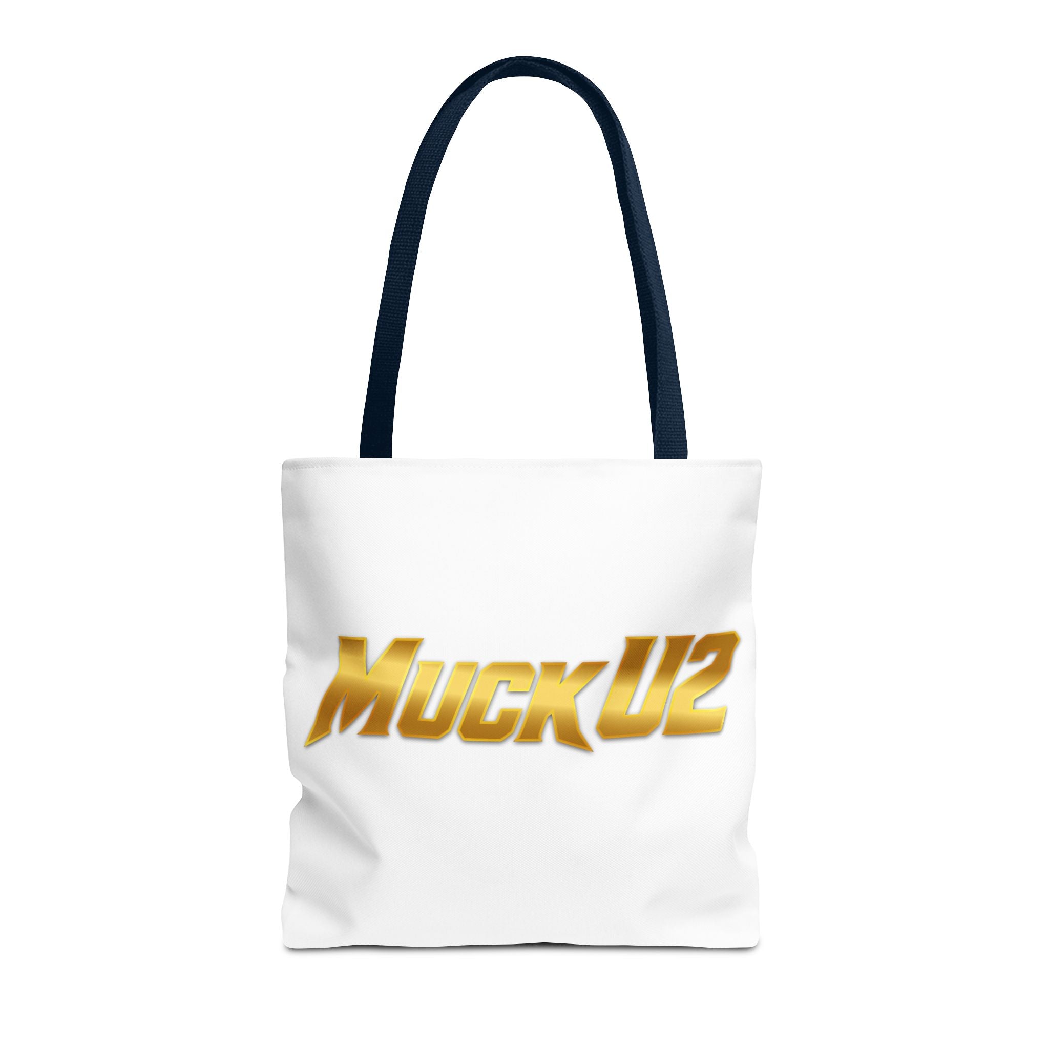MuckU2 Bubble Canvas Poker Tote Bag (gold logo SKU 100020)