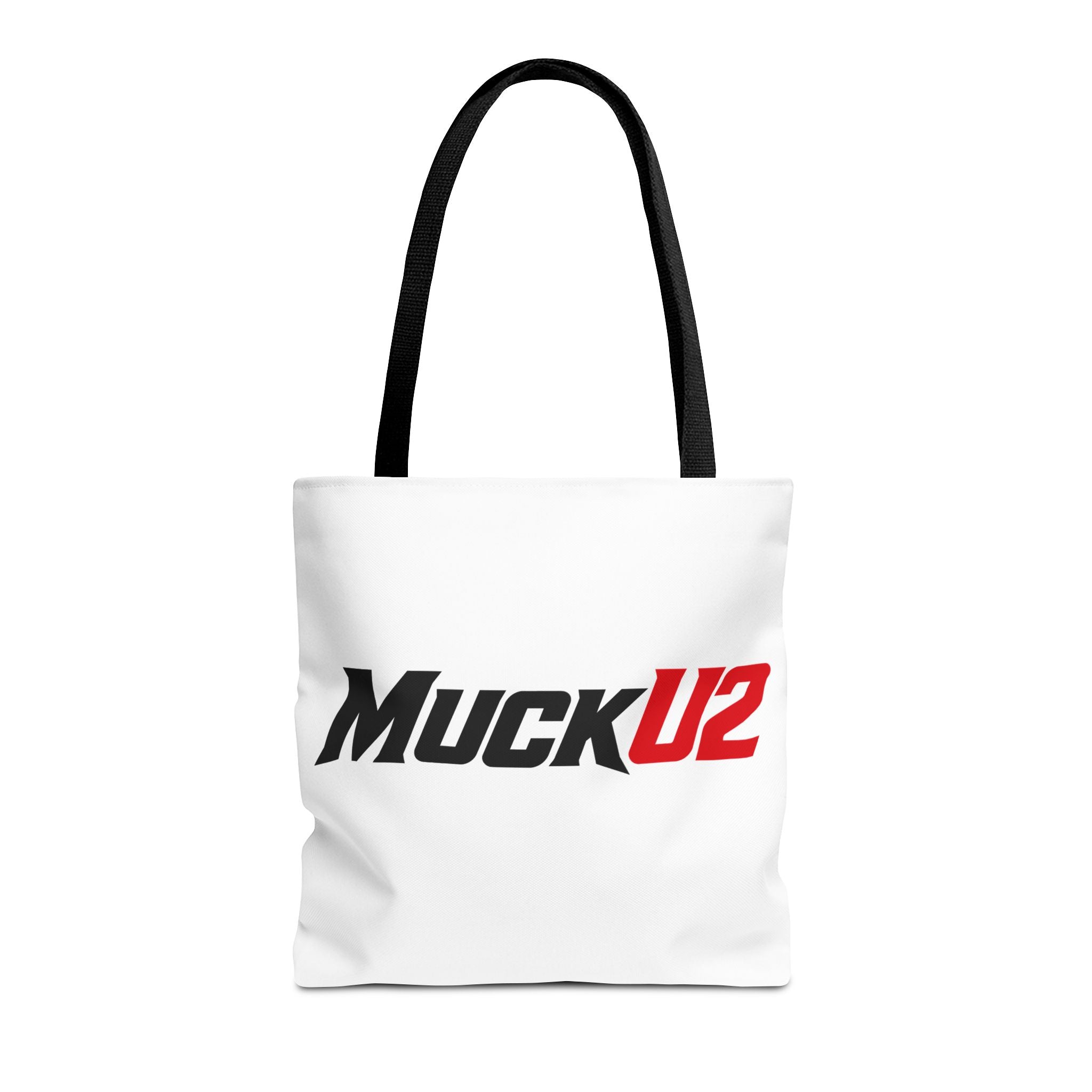 MuckU2 Bubble Canvas Poker Tote Bag (black/red logo SKU 100023)